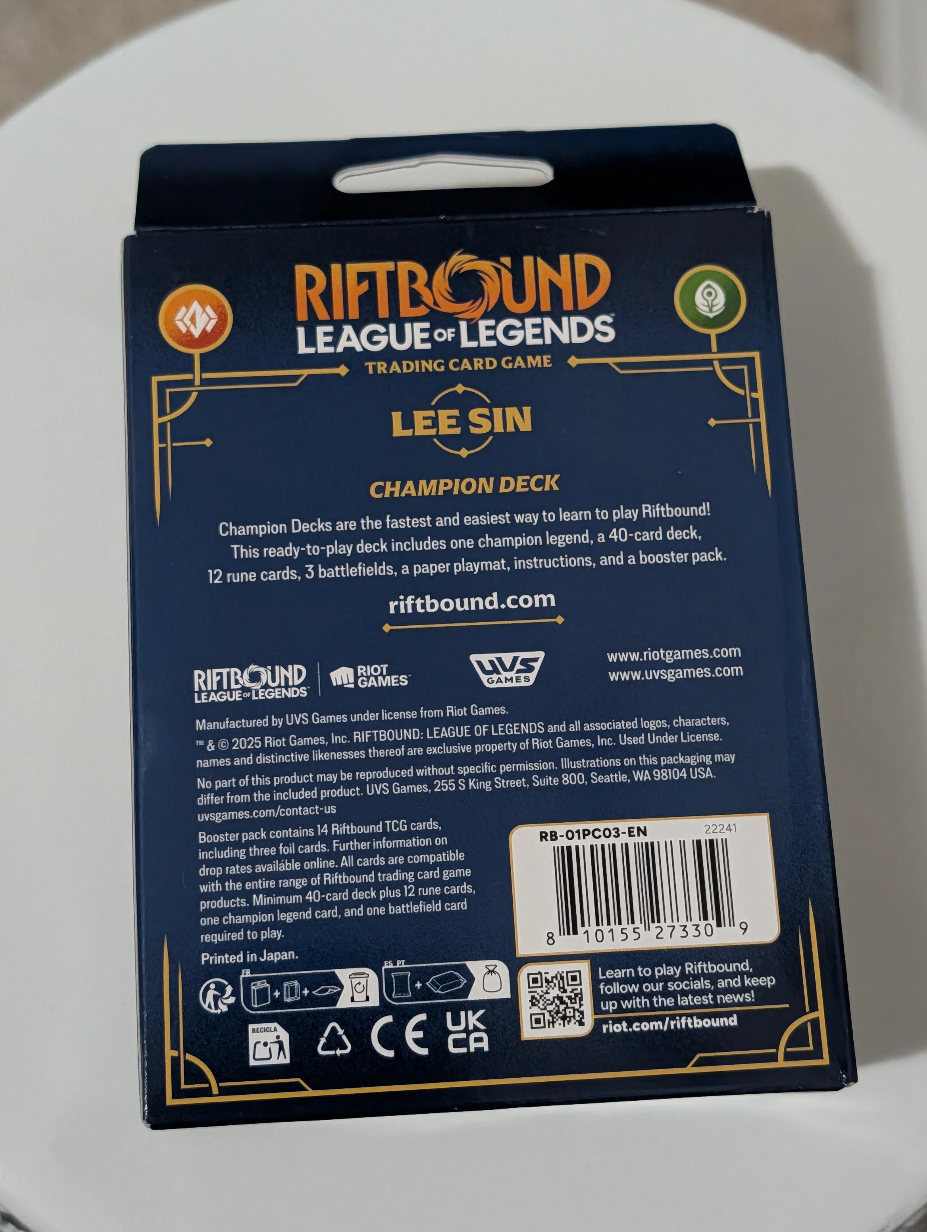 Riftbound Champion Deck SEALED Jinx Lee Sin image indicator(2)