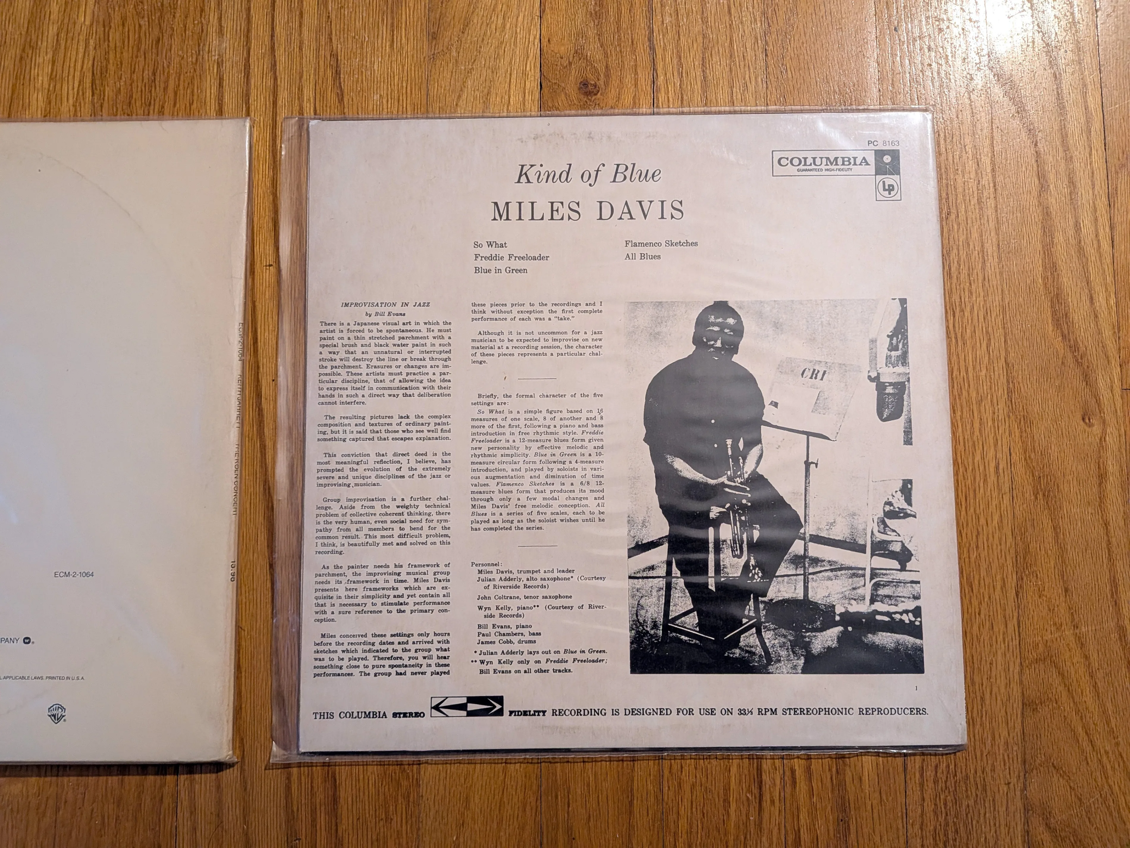 Keith Jarrett Köln Concert & Miles Davis Kind of Blue LP records image indicator(6)