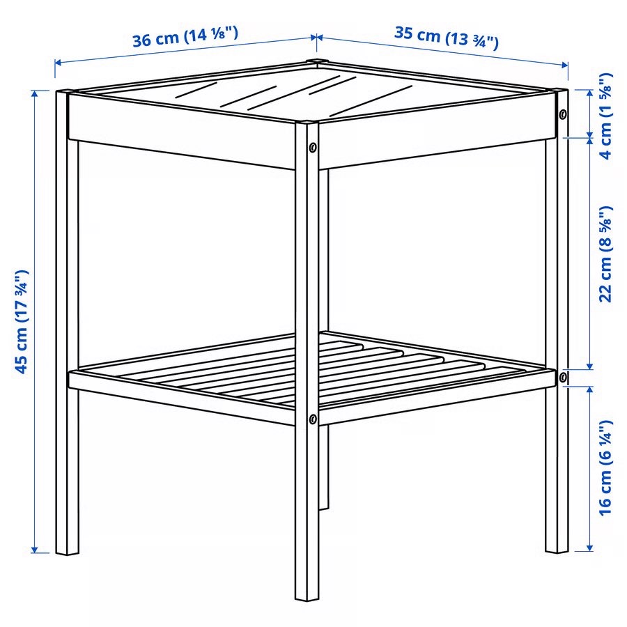 Moving sale! IKEA Nightstand, bamboo - photo 2