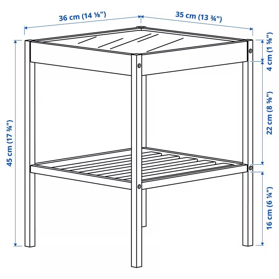 Moving sale! IKEA Nightstand, bamboo image indicator(2)