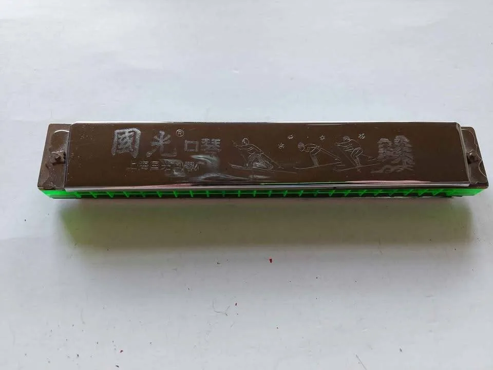 VINTAGE CHINESE DUN HUANG HARMONICA Shanghai music instrument image indicator(4)