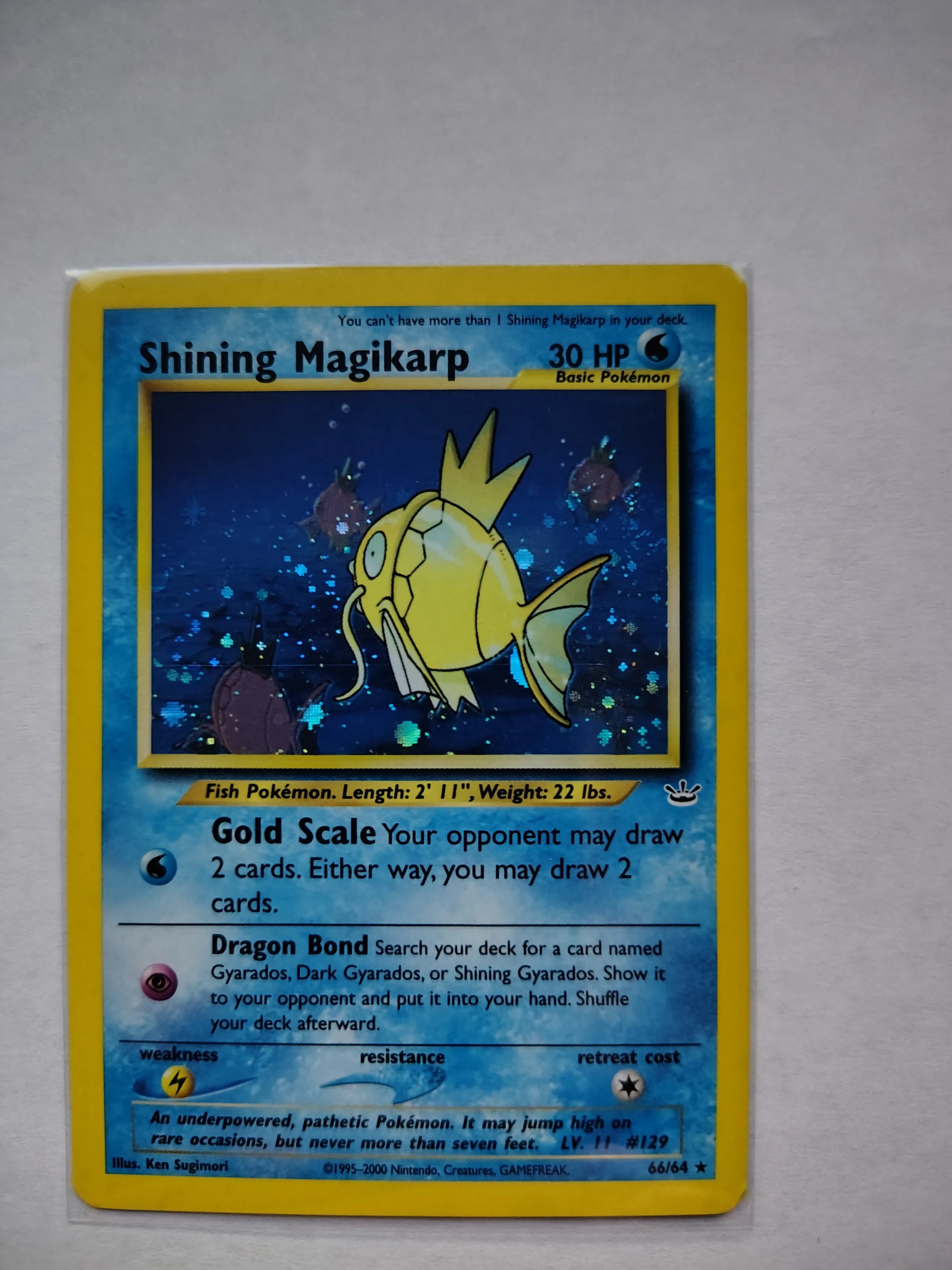 Shining Magikarp - Pokemon Card Neo Revelation