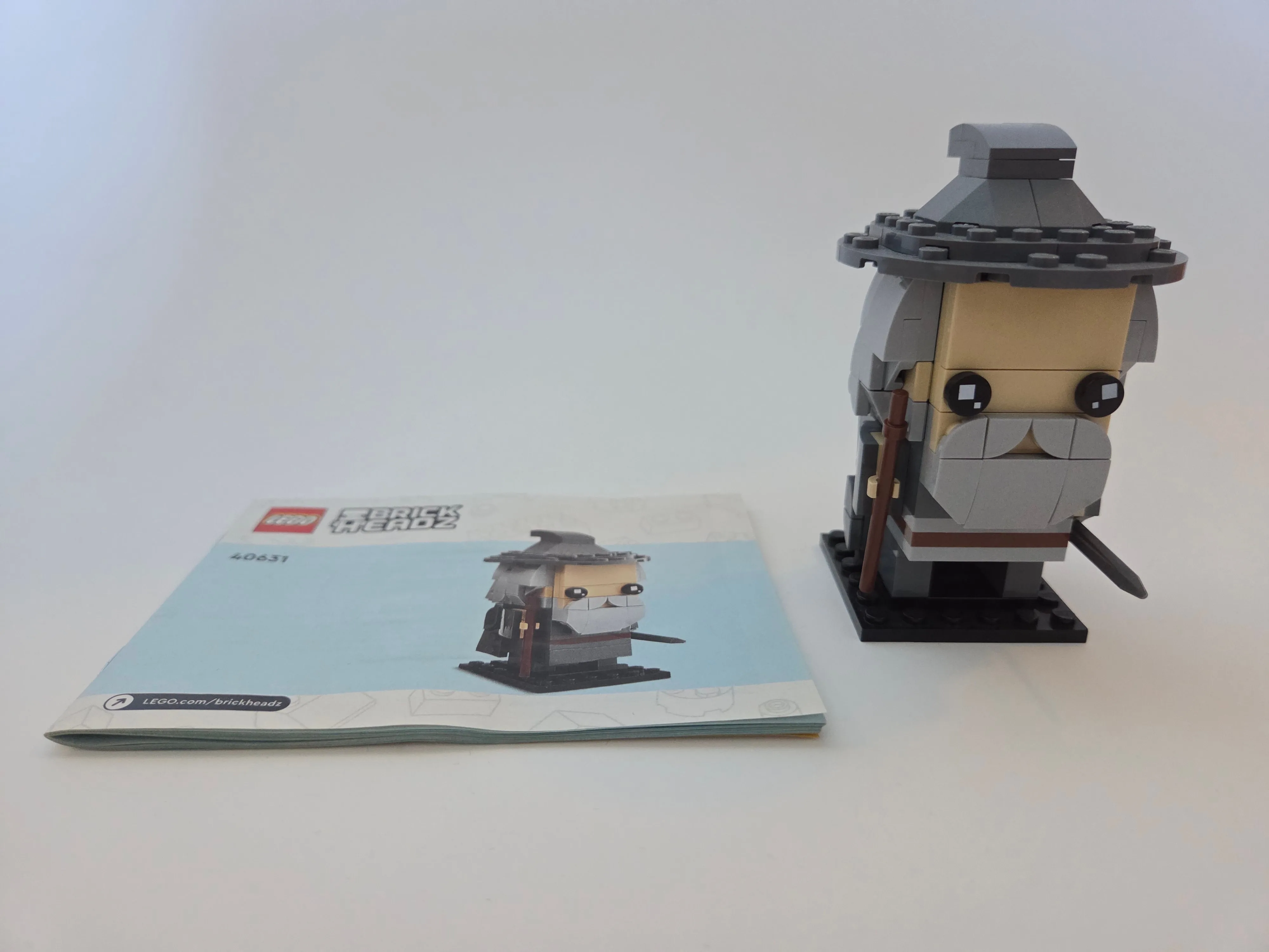LEGO BrickHeadz Gandalf the Grey 40631 – Built