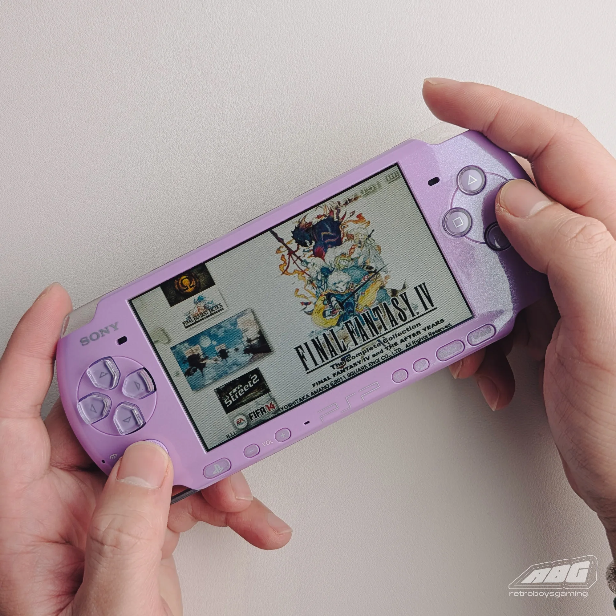 PSP3000 Purple Modded image indicator(4)