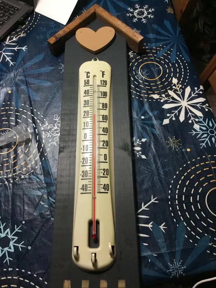 House hold item hanging outdoor thermometer