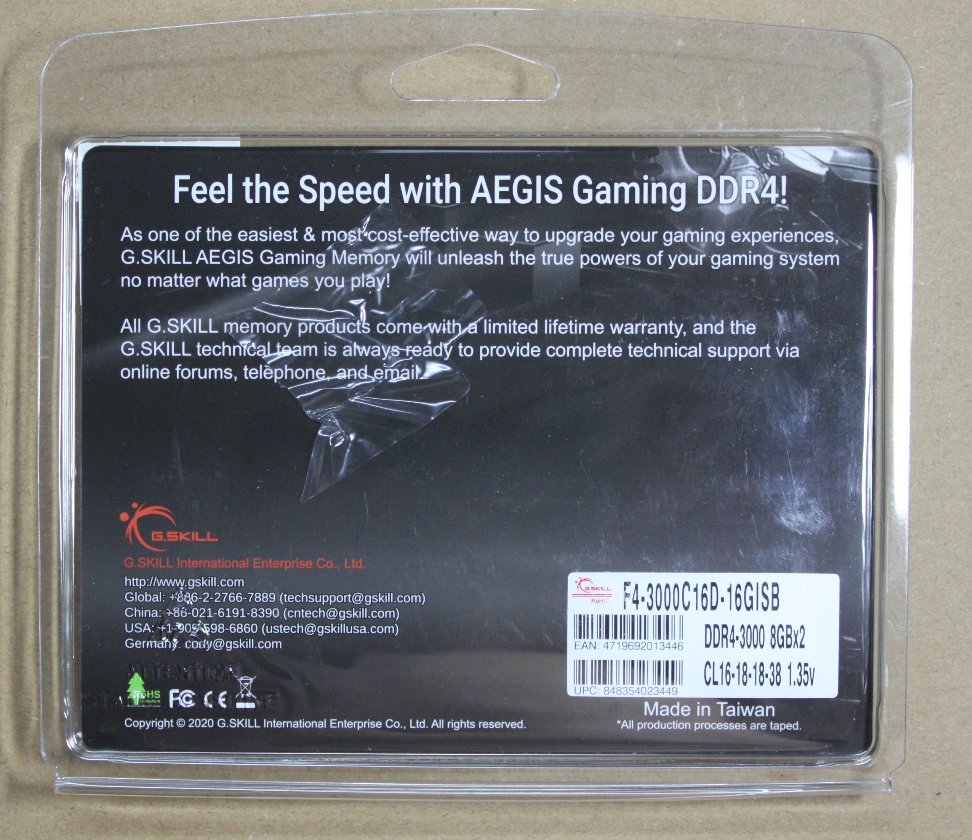 AEGIS Gaming DDR4 RAM - photo 2