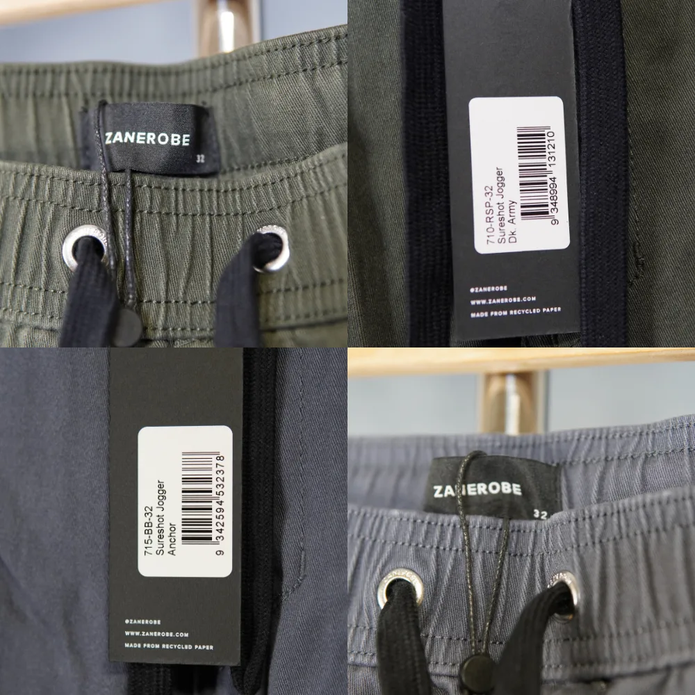 2 ZANEROBE Sureshot Jogger – Dark Army & Anchor | Size 32 (BNWT) image indicator(2)