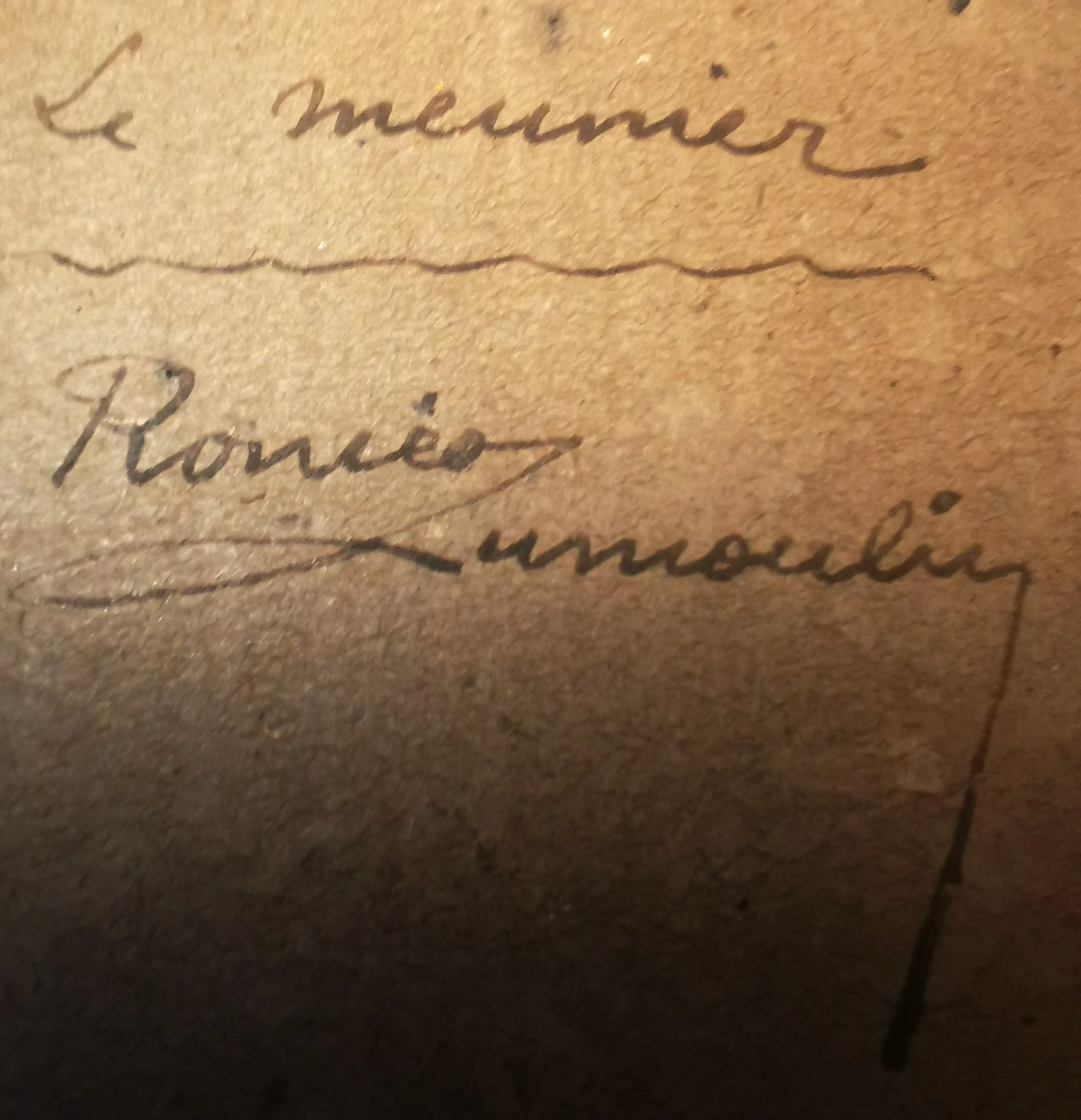 Le Meunie by Roméo Dumoulin French Country Windmill Signed image indicator(7)