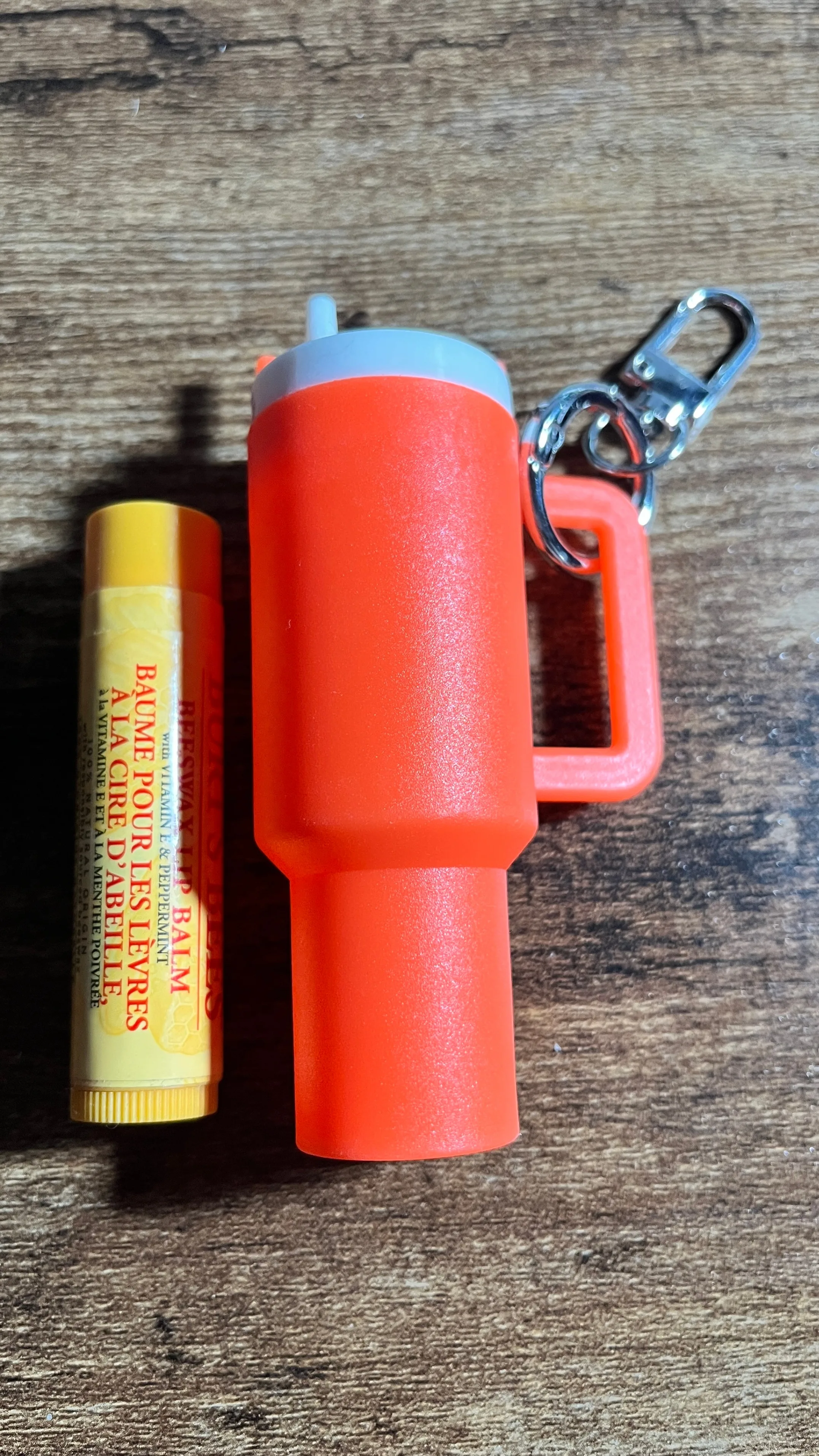 #2 Tumbler Keychain with scre top lid to hold your items! image indicator(2)