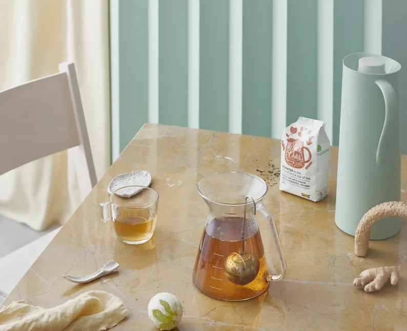 Thermal Carafe 1L, Mint Green – Push-Button Lid image indicator(10)