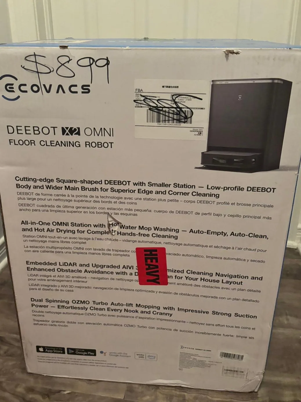 Robot Vacuum and MopLifting Self-Emptying and Refilling UPGRADED image indicator(3)