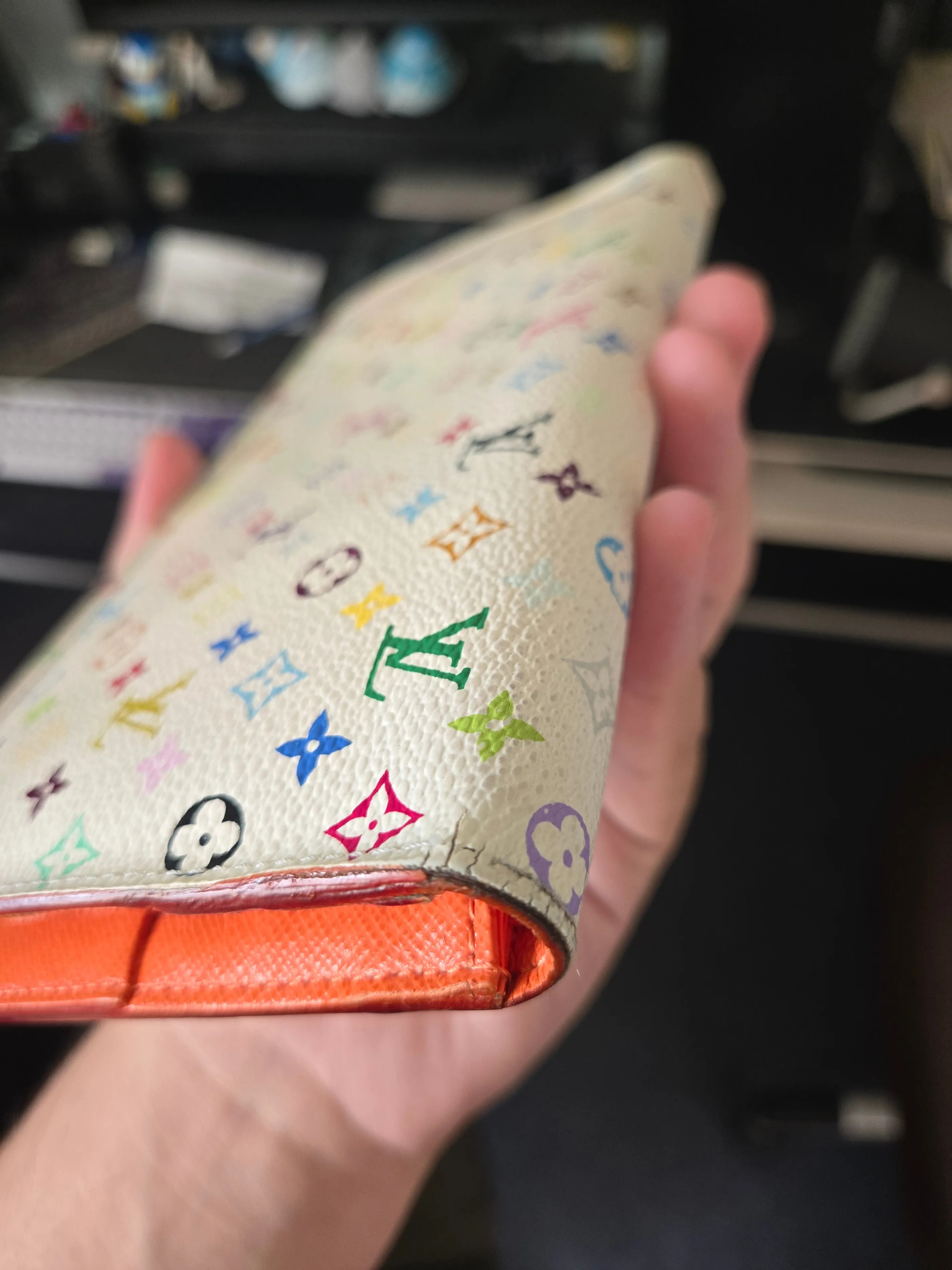 LV Multi-colour wallet (Authentic Used) image indicator(10)