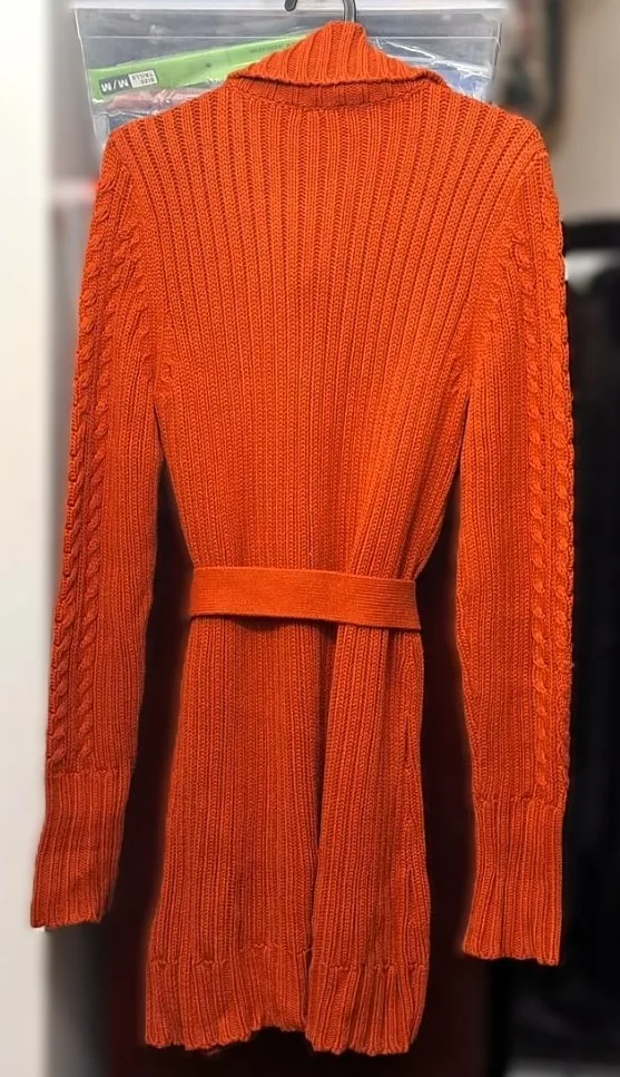 Elegant Knitted Breathable Cotton Sweater Dress Premium Quality image indicator(3)