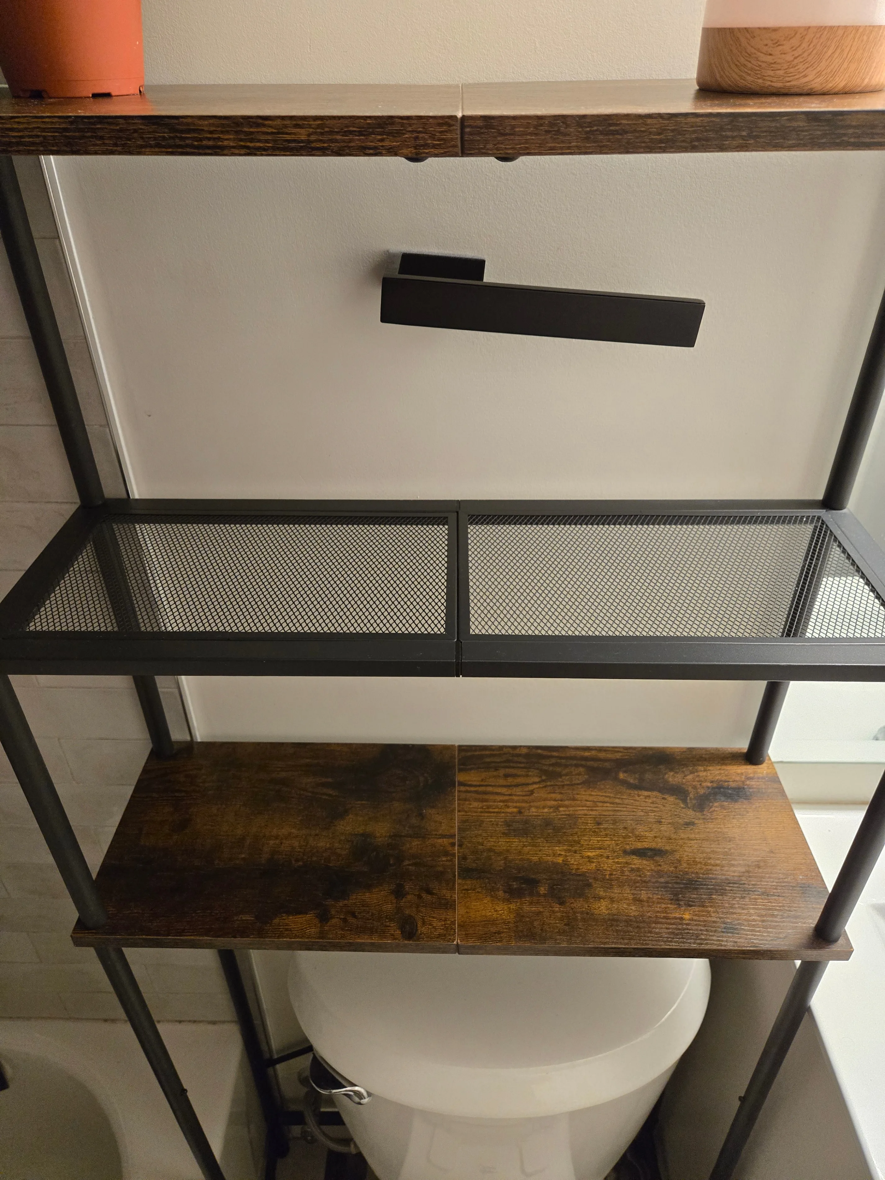 Freestanding Over Toilet Shelf – Space-Saving Bathroom Organizer image indicator(5)