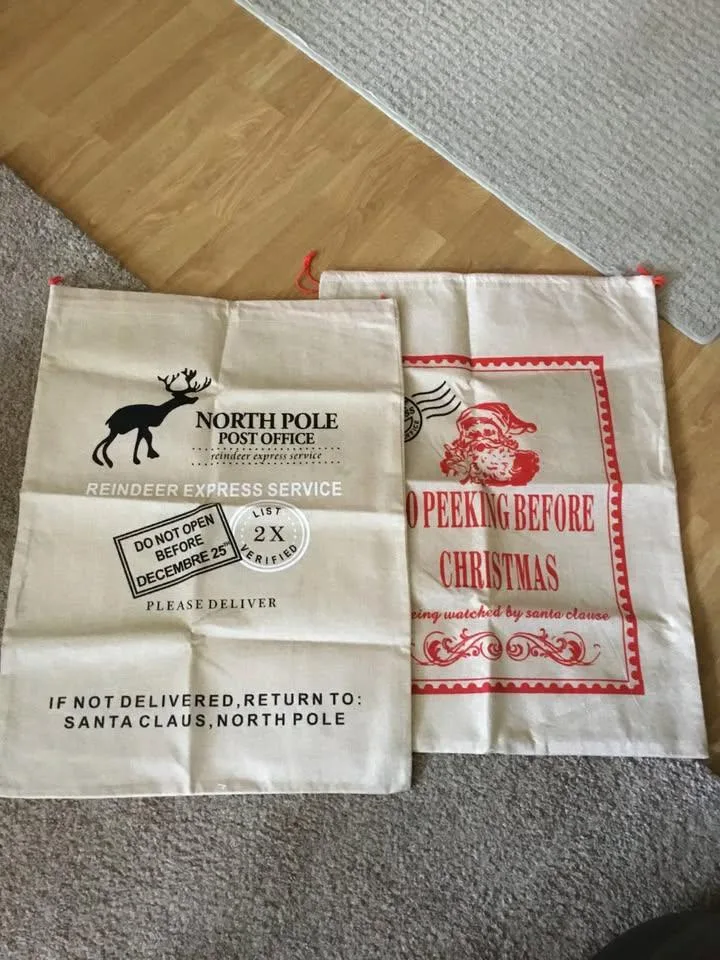 Christmas Santa sacs