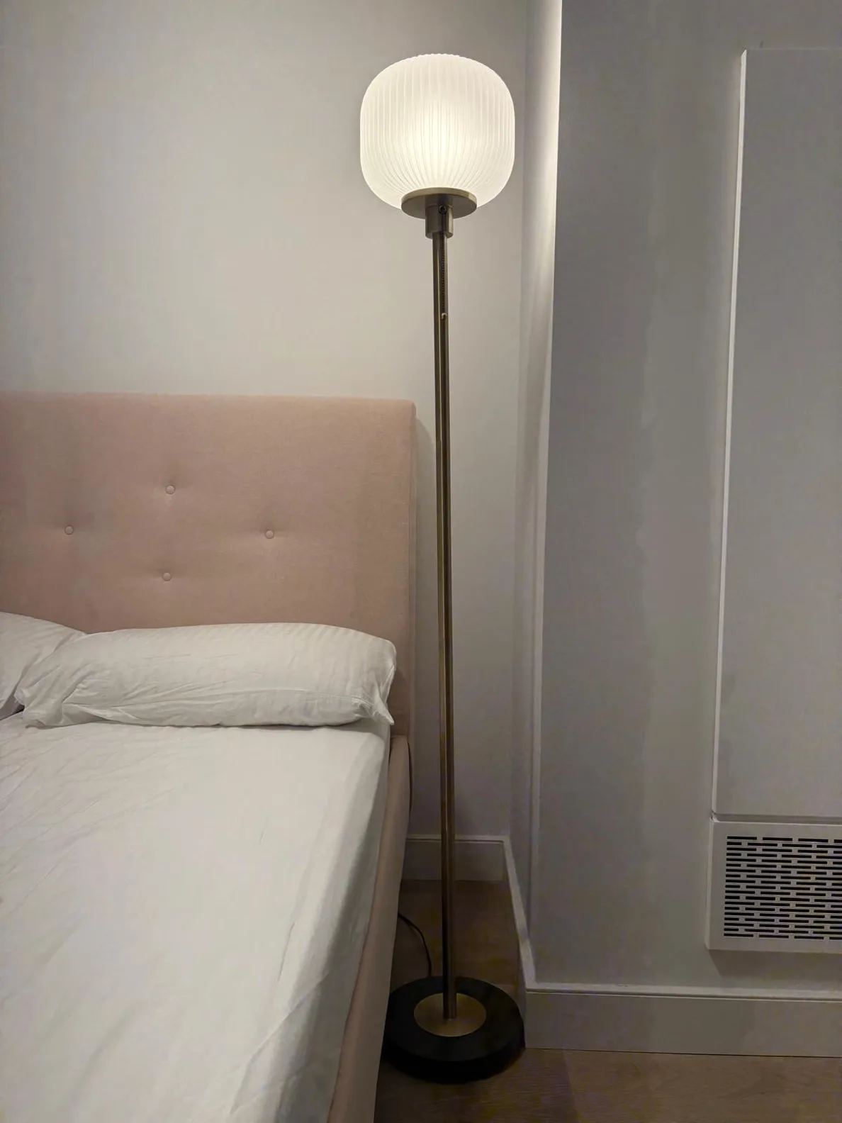 Glass Floor Lamp, Golden thumbnail