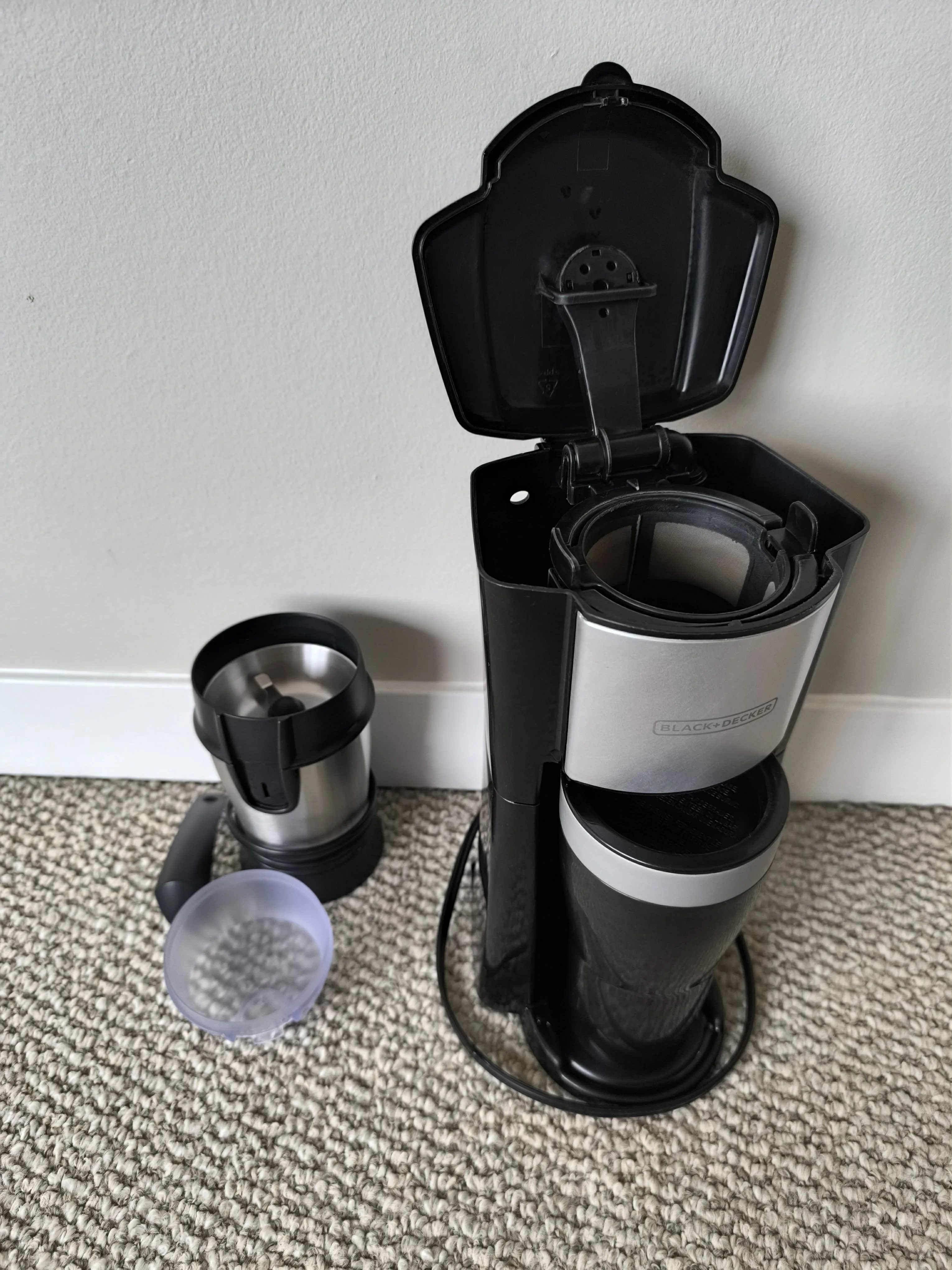 Black+Decker Coffee Maker and Coffee Grinder