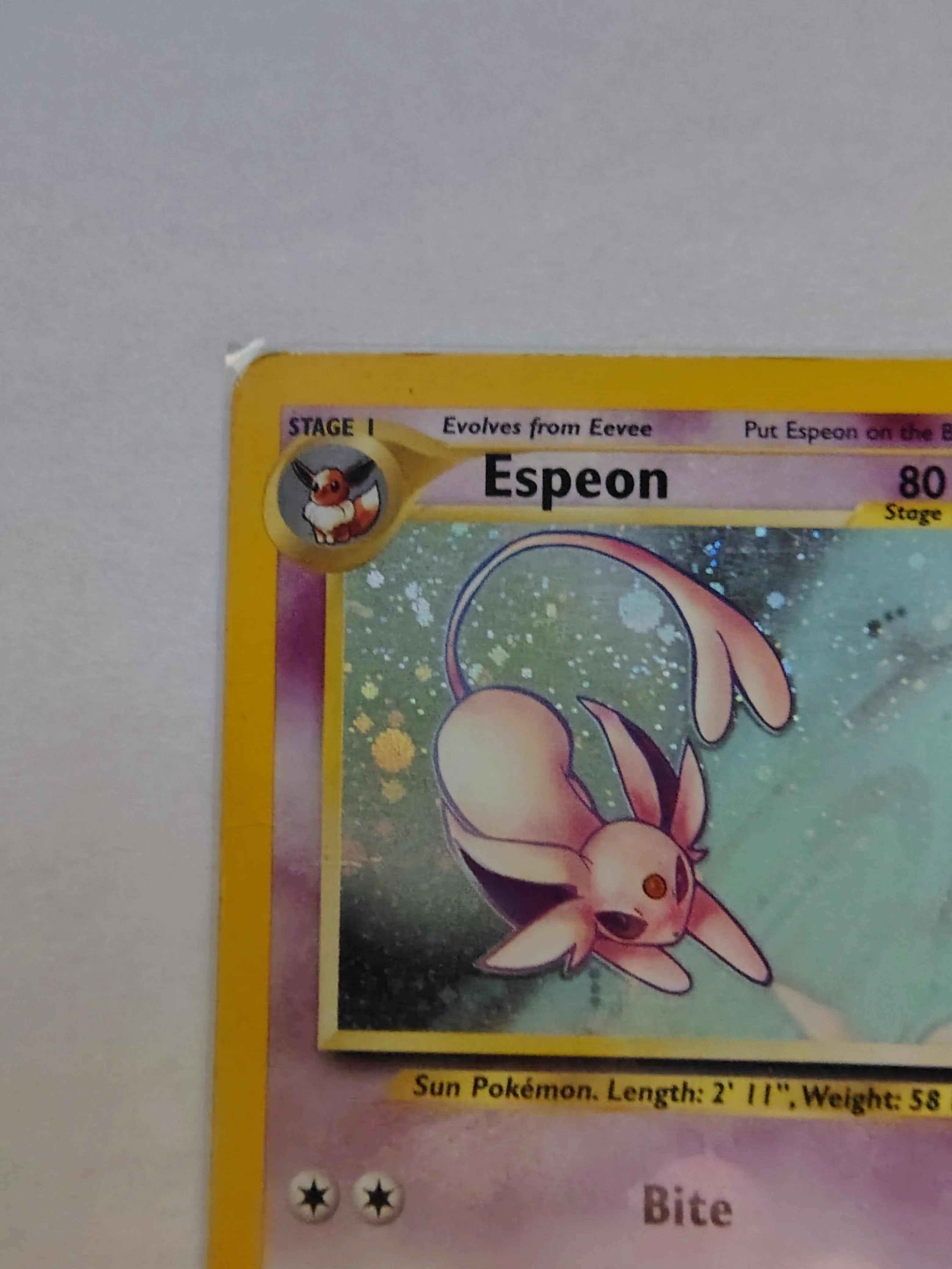Espeon - Pokemon Card Holo - Neo Discovery image indicator(5)
