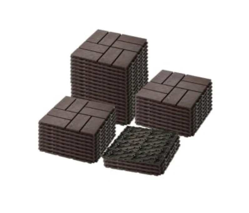 New (38) Dark Brown Deck Tiles