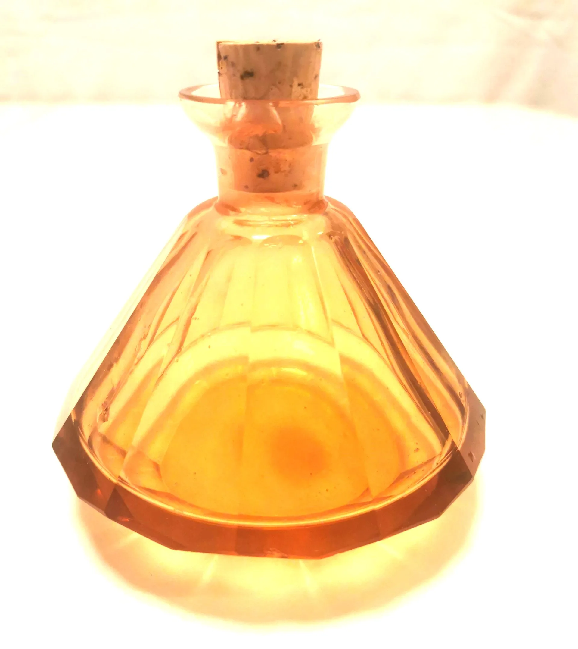 Pair of Vintage glass pieces- Gold Glass, Ruby Red image indicator(5)