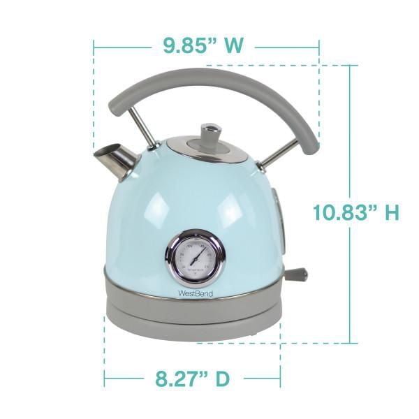 West Bend 1.7L, Retro-Style, Cordless Electric Kettle - photo 2