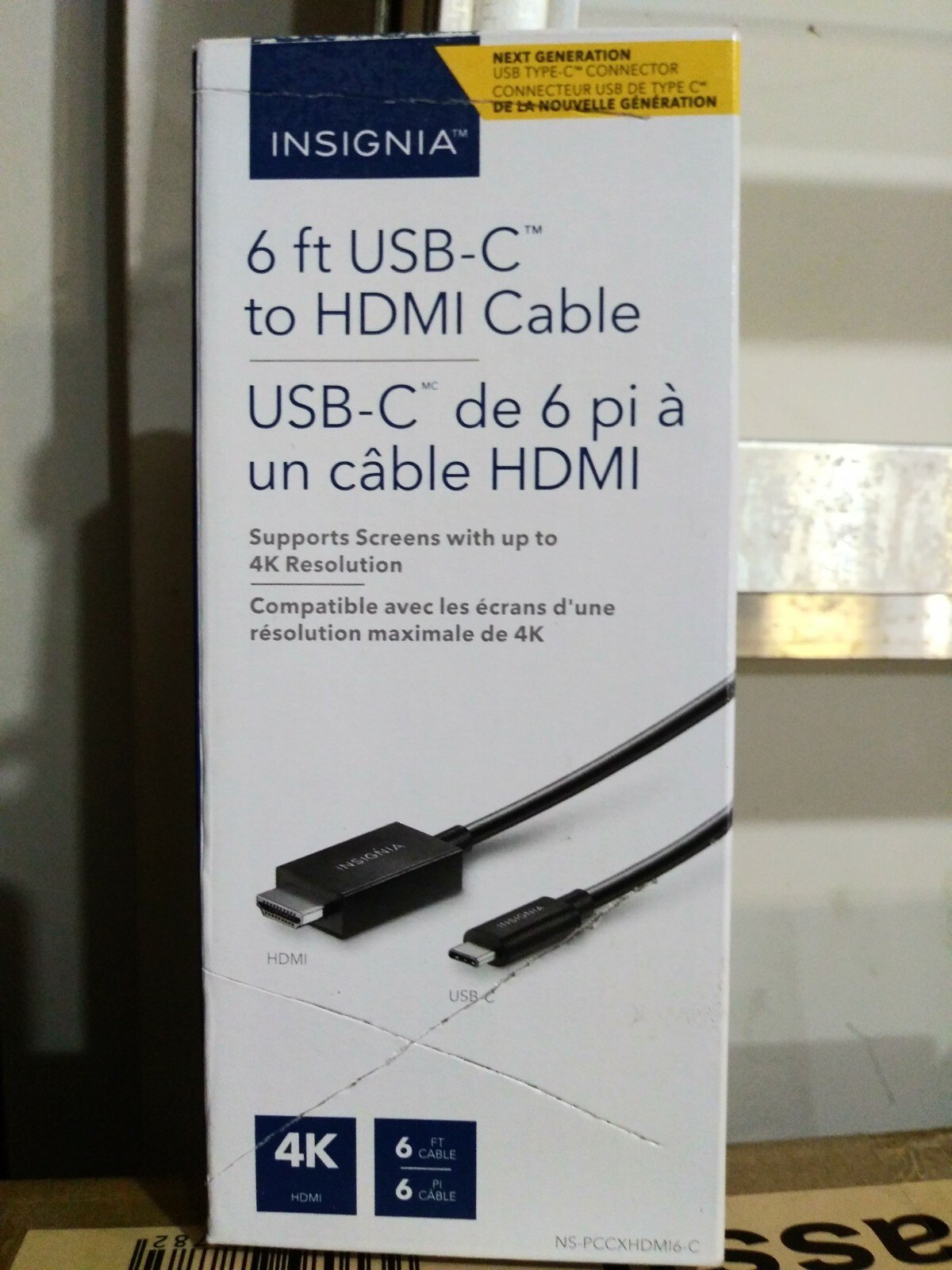Insignia 1.8m (6 ft.) USB-C to HDMI Cable (NS-PC3CHD6-C)