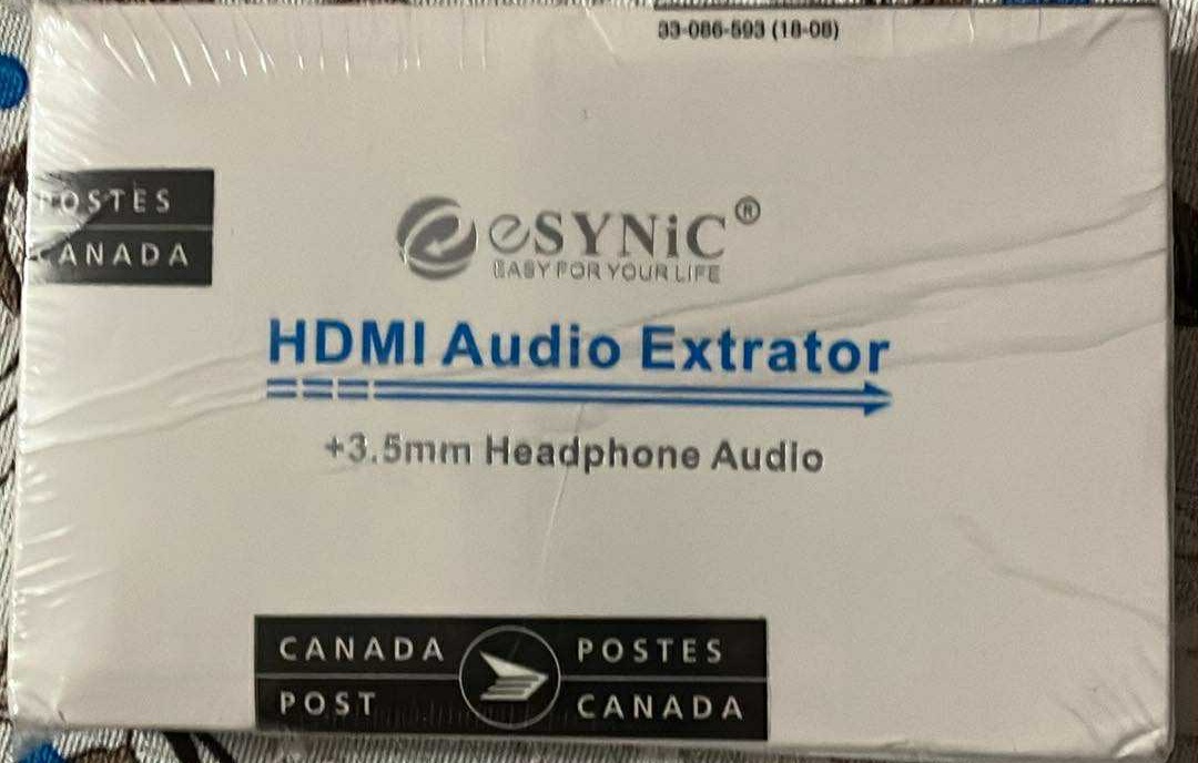 eSynic DAC Digital to Analog Audio Converter (New)