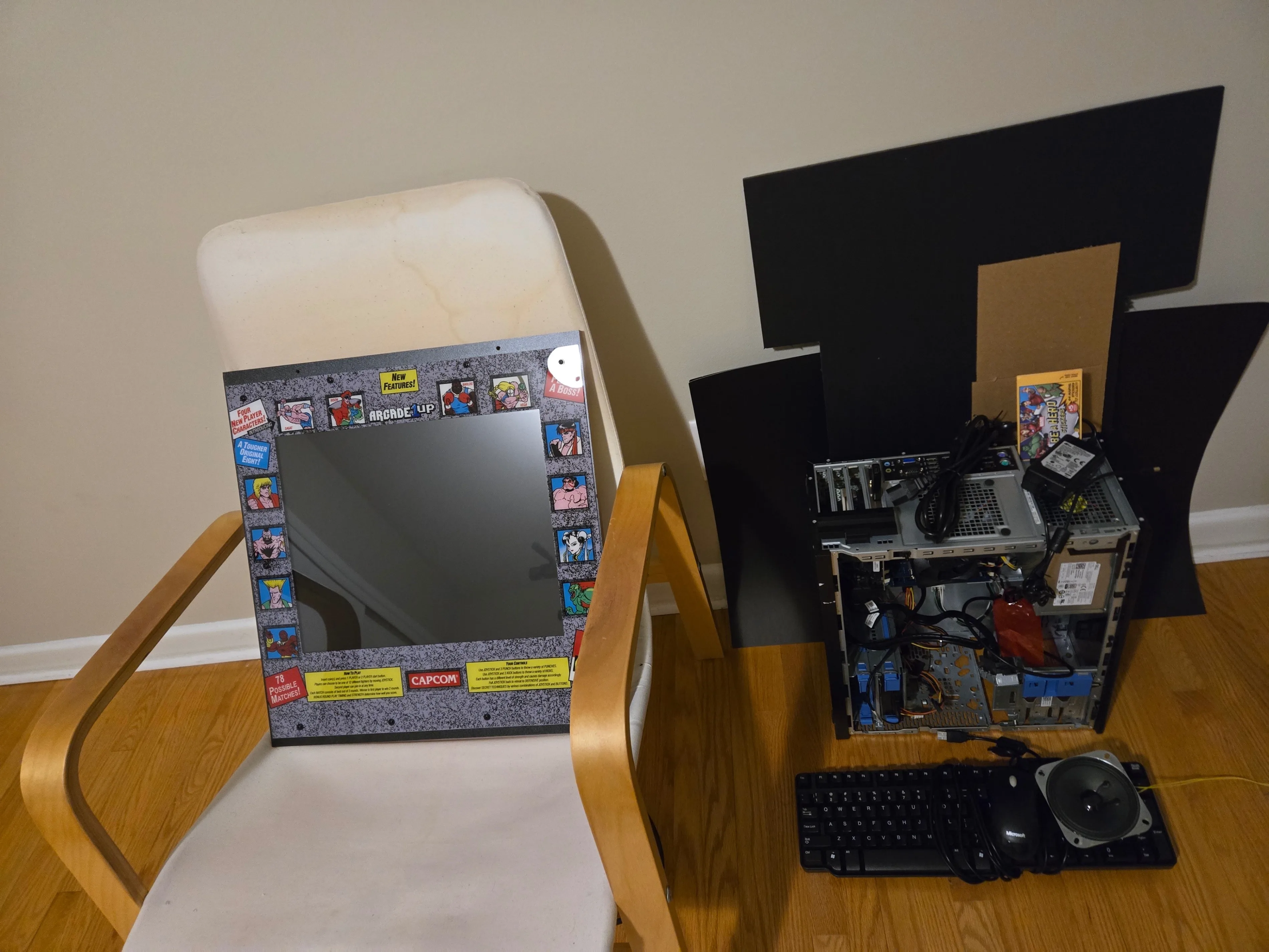 Arcade1Up Parts Complete Mod Kit: Monitor, PC, 43k+ Games, xtras