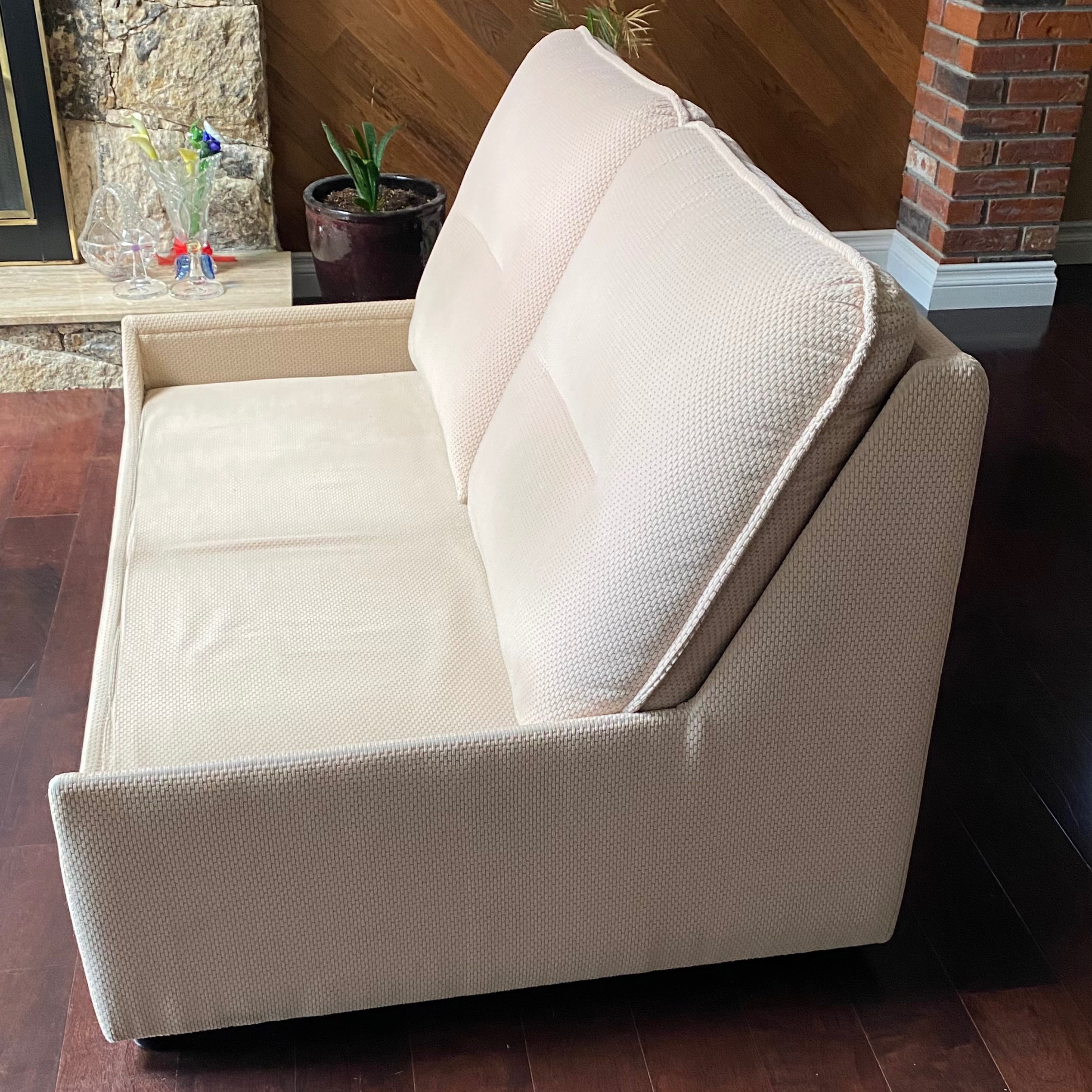 Loveseat Sofa - Beige - photo 2