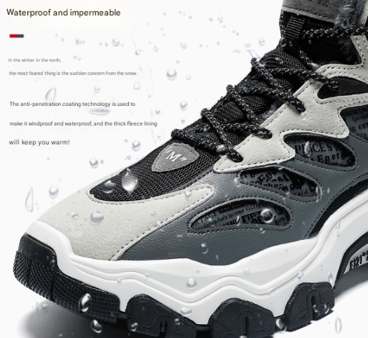 New Winter Snow Boots high top, fleece lined, waterproof, warm. - photo 5