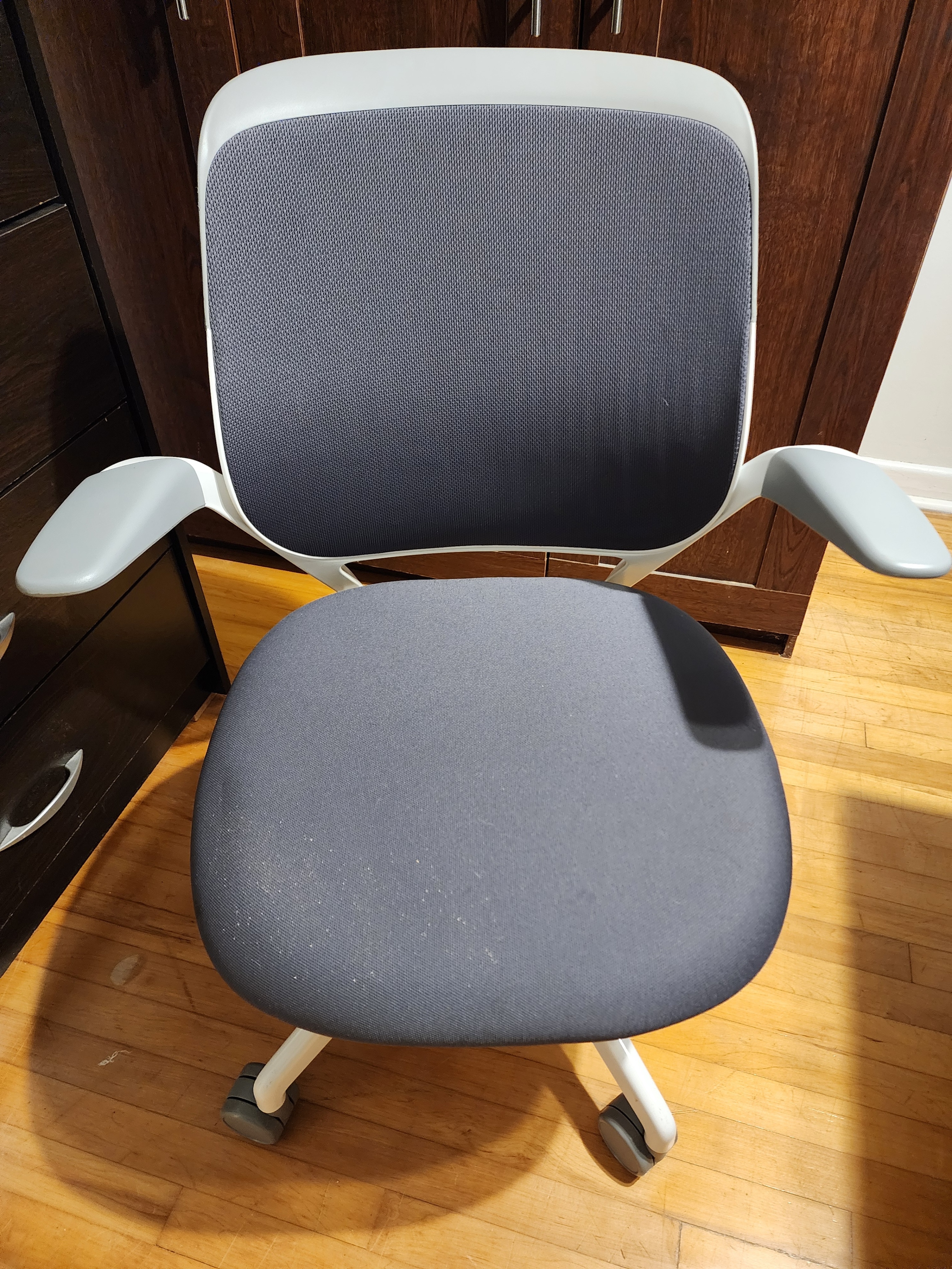 Cobi Steelcase Conference Desk Chair Grey White