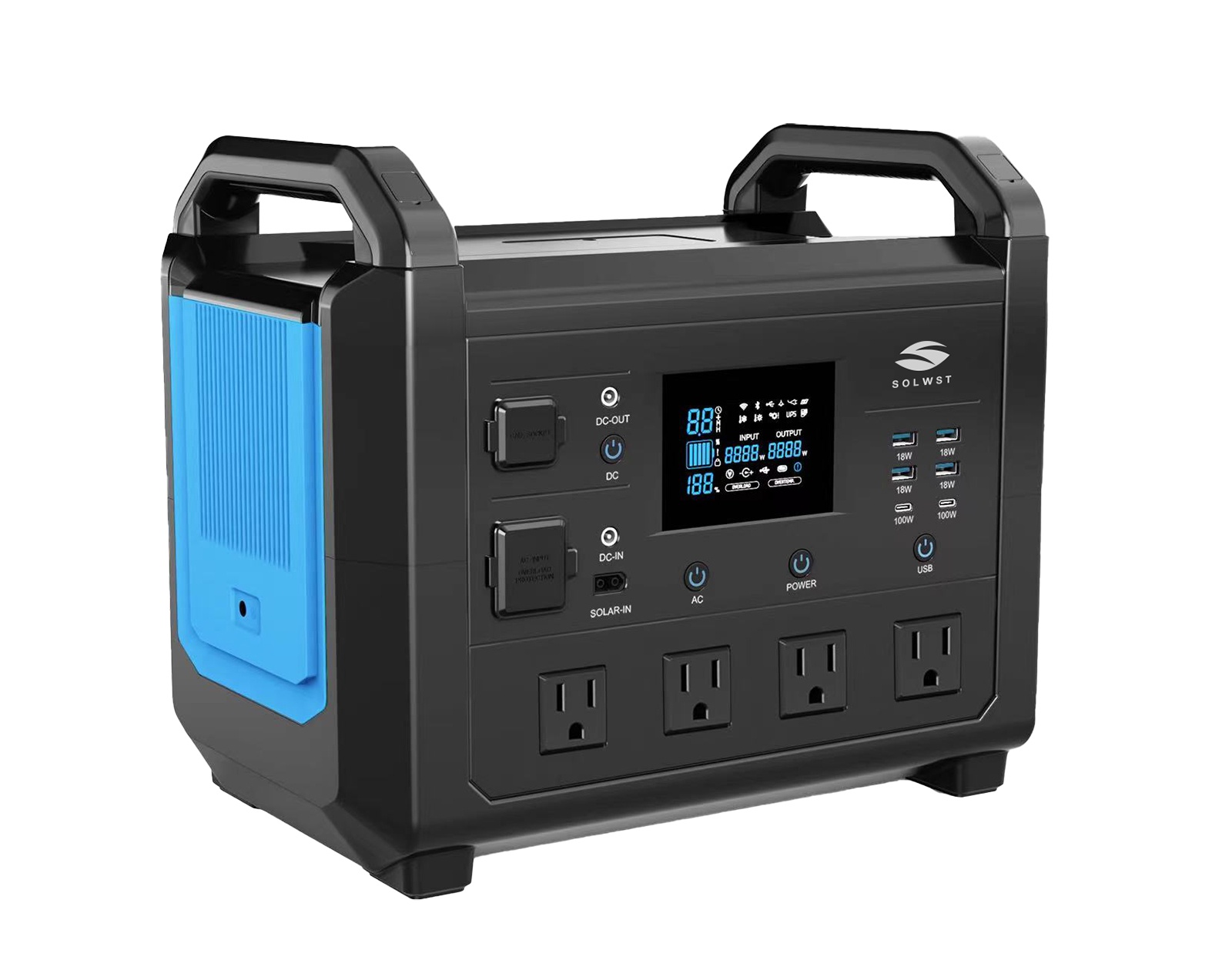 Brand New LiFePO4 TB1600 Portable Power Station: 1536Wh Capacity