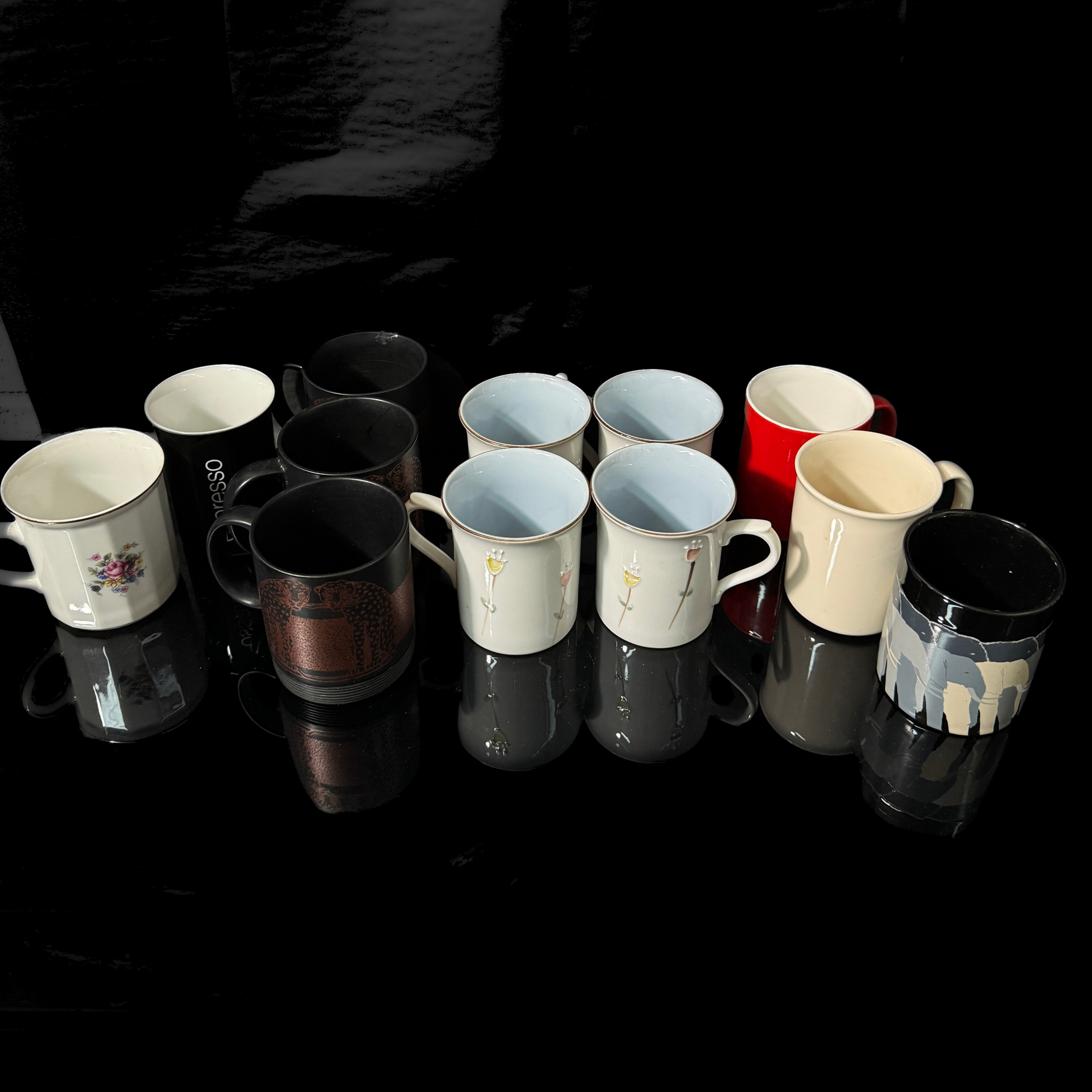 Assorted Coffee Mugs - Variety of Styles