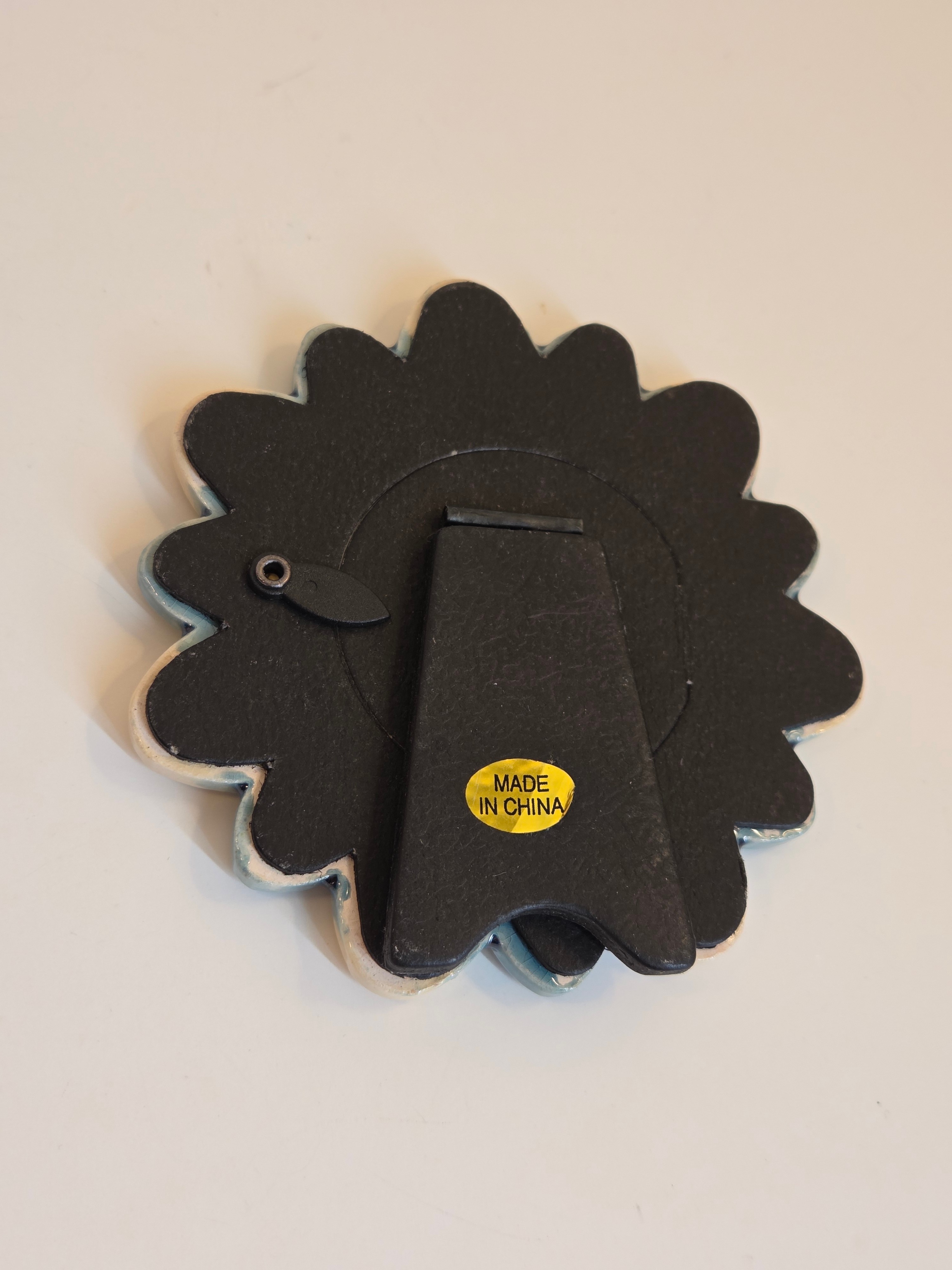 CTG Ceramic Flower Photo Frame – 2x2 in, New - photo 3