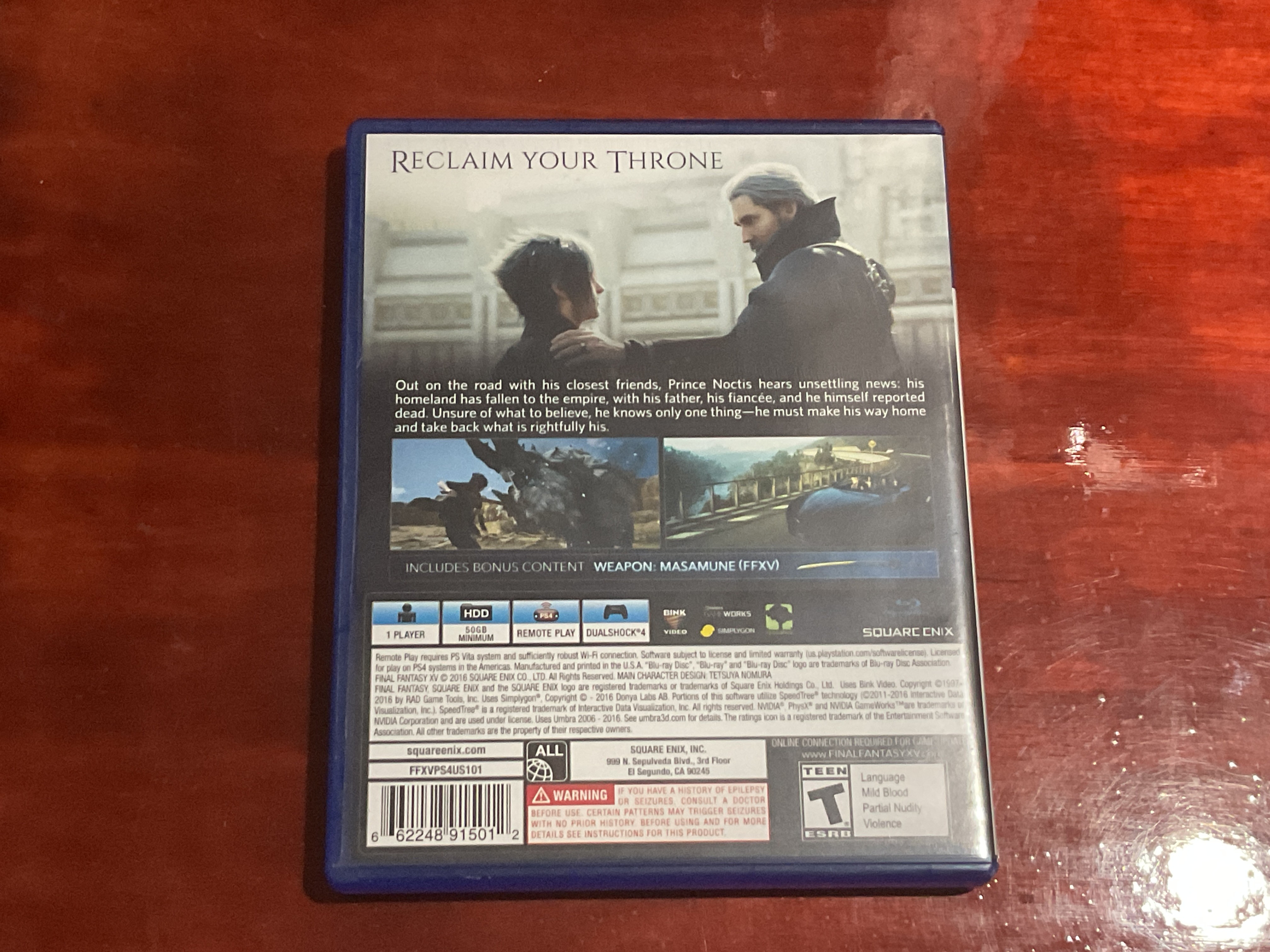 Final Fantasy XV Day One Edition PS4 - photo 2