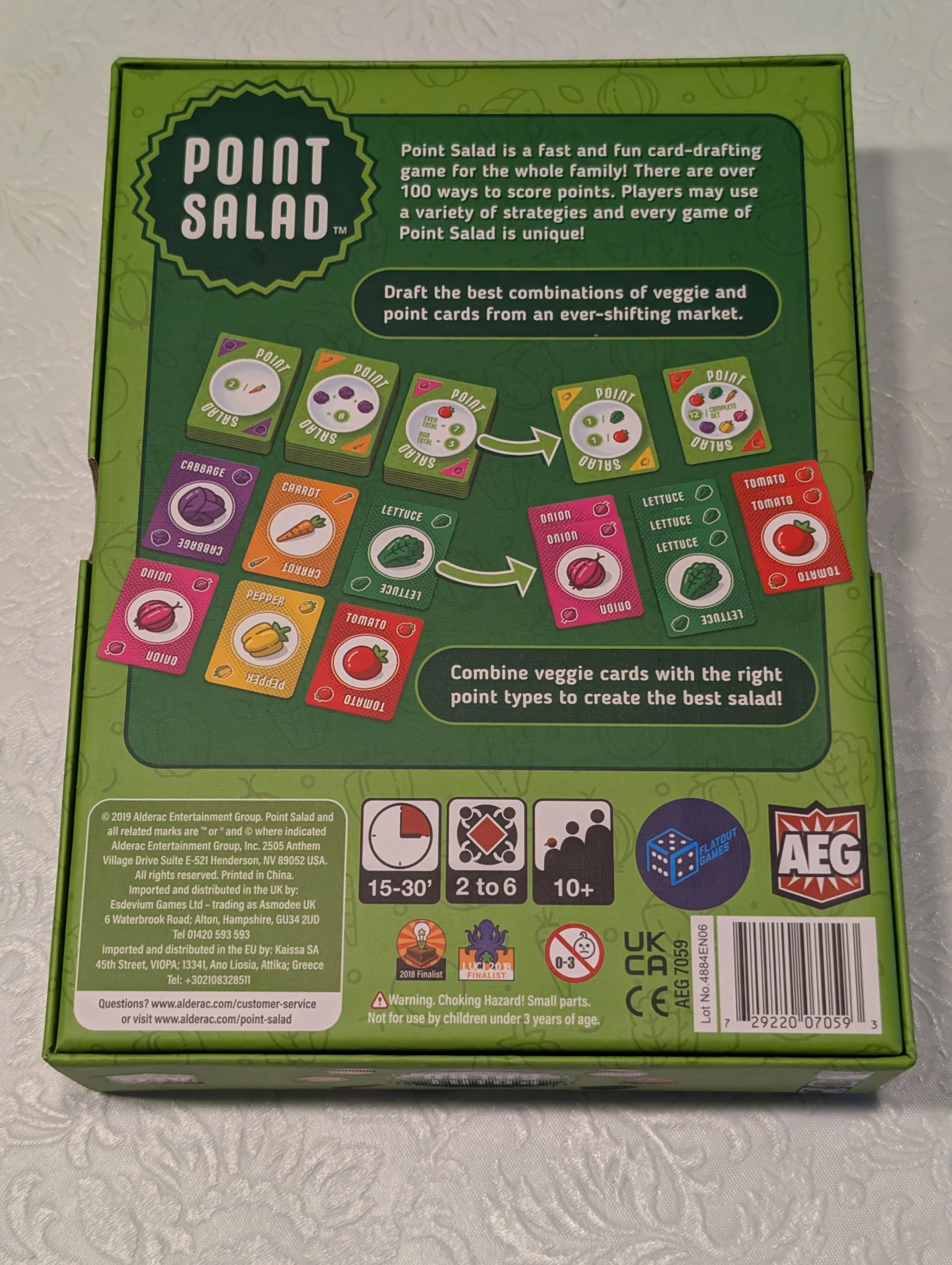 Point Salad Card Game (AEG 7059) - photo 4