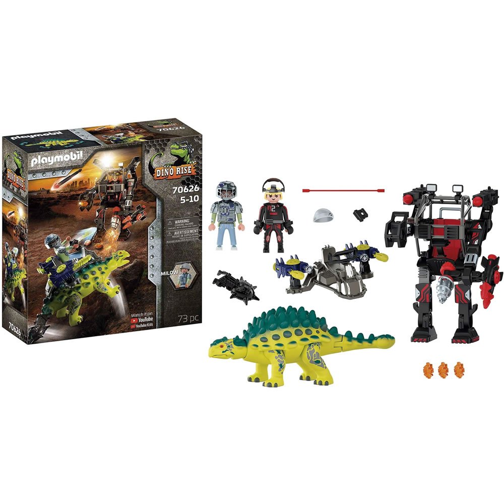 Playmobil Dino Rise Saichania Invasion of the Robot Playset - photo 3