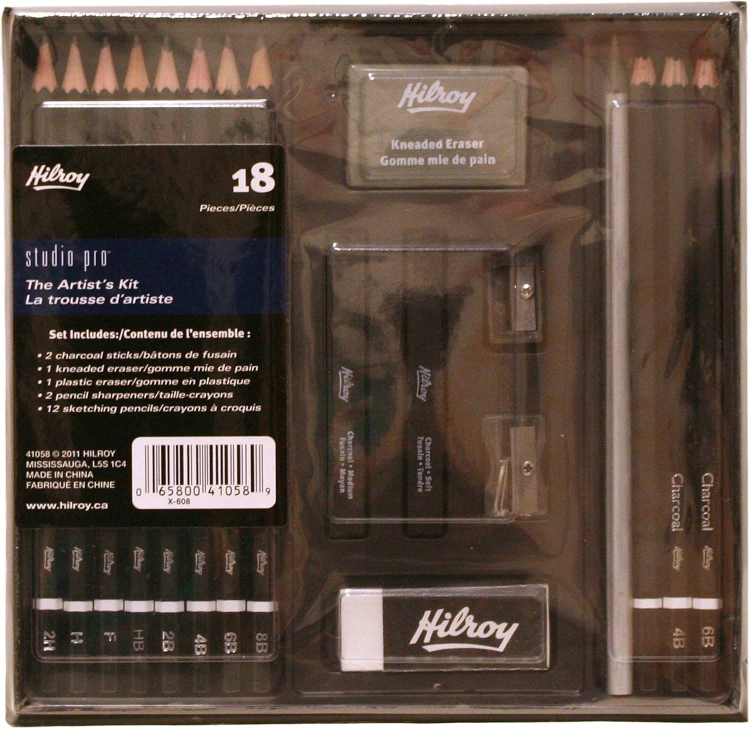 Hilroy Studio Pro 18-Piece Artist Kit – New - photo 2