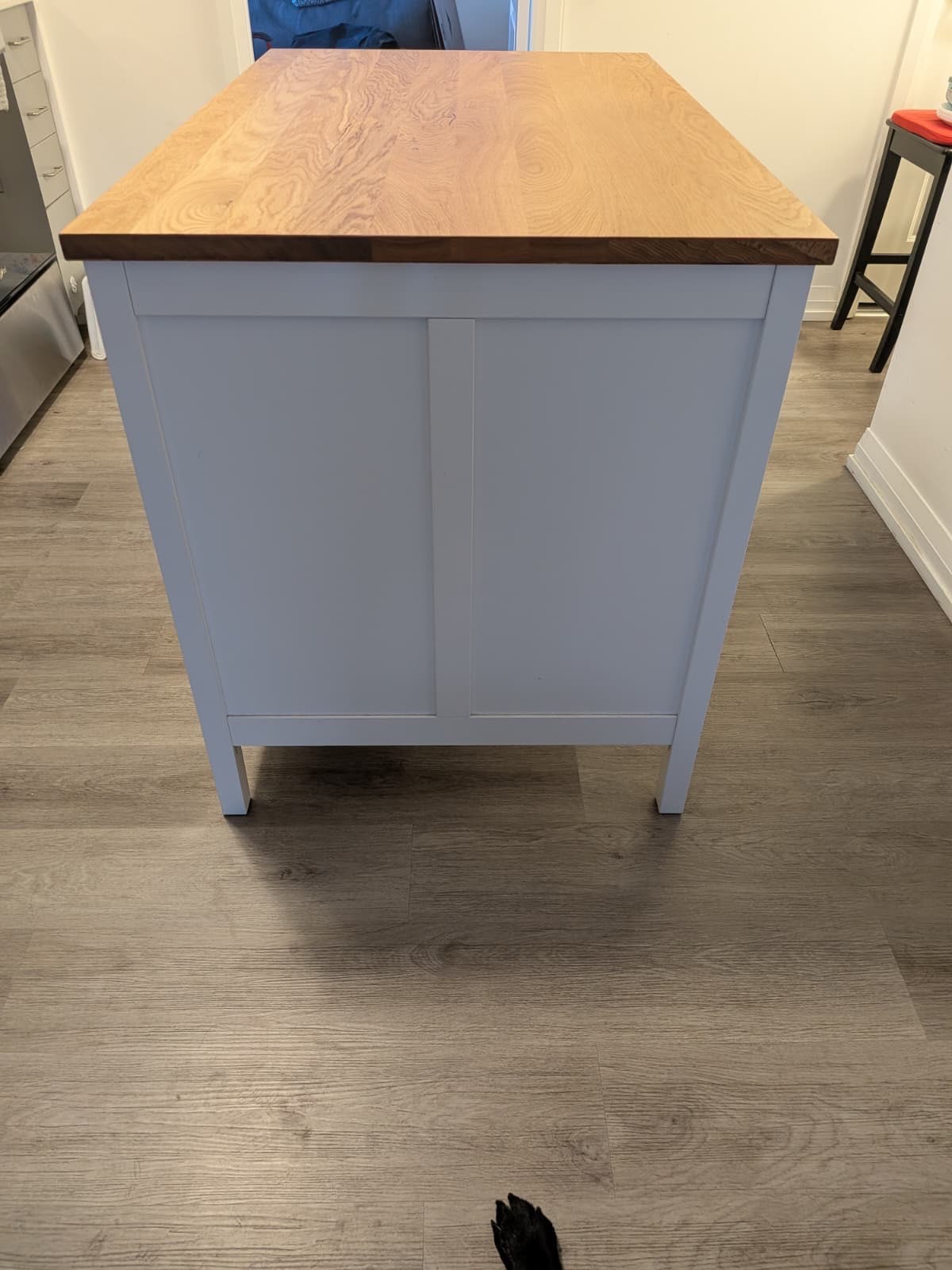 Kitchen island, off-white/oak - photo 4