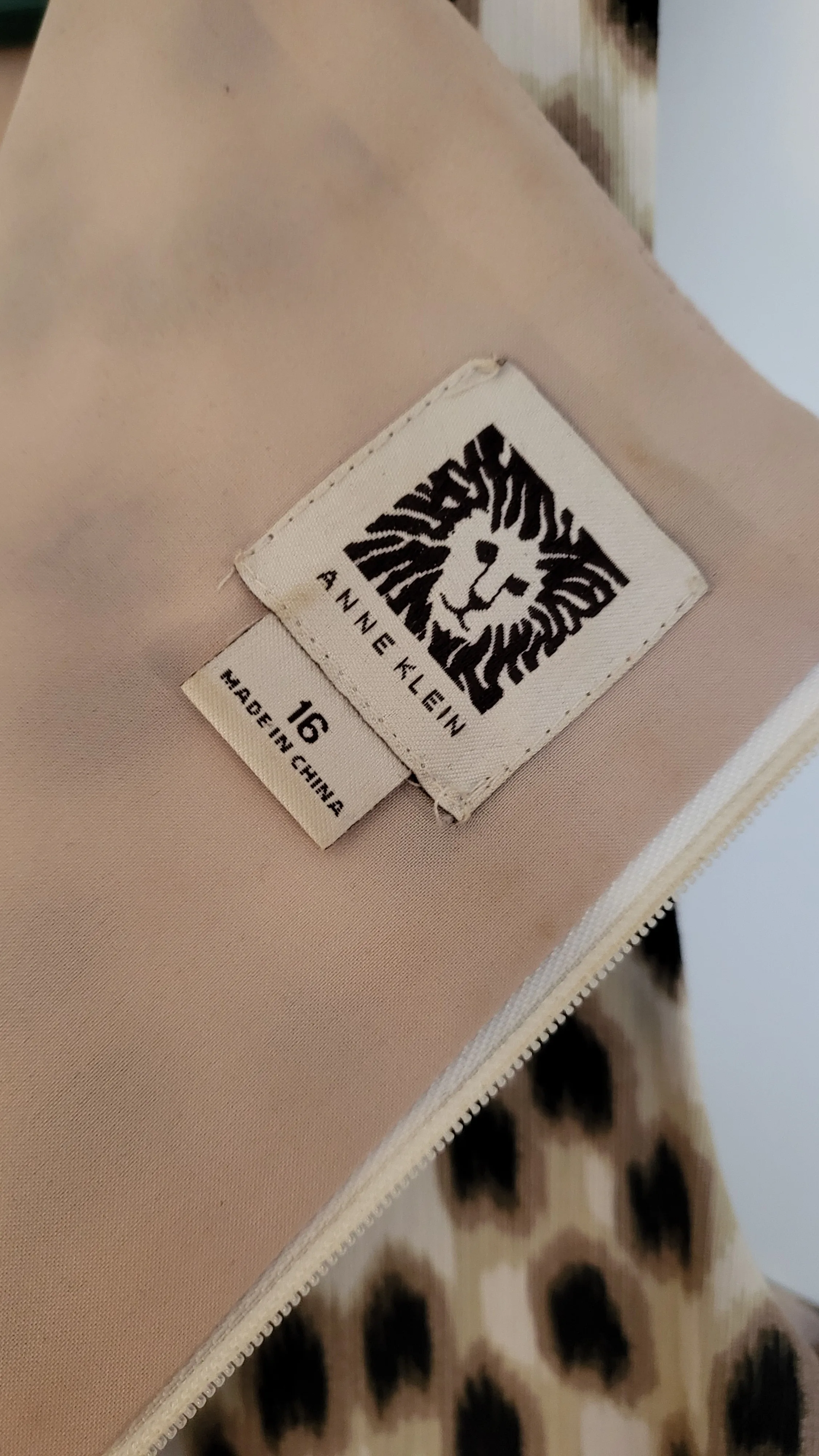 Great! - Anne Klein Small Cheetah Pattern Dress - Quick Pickup!🚀 image indicator(5)