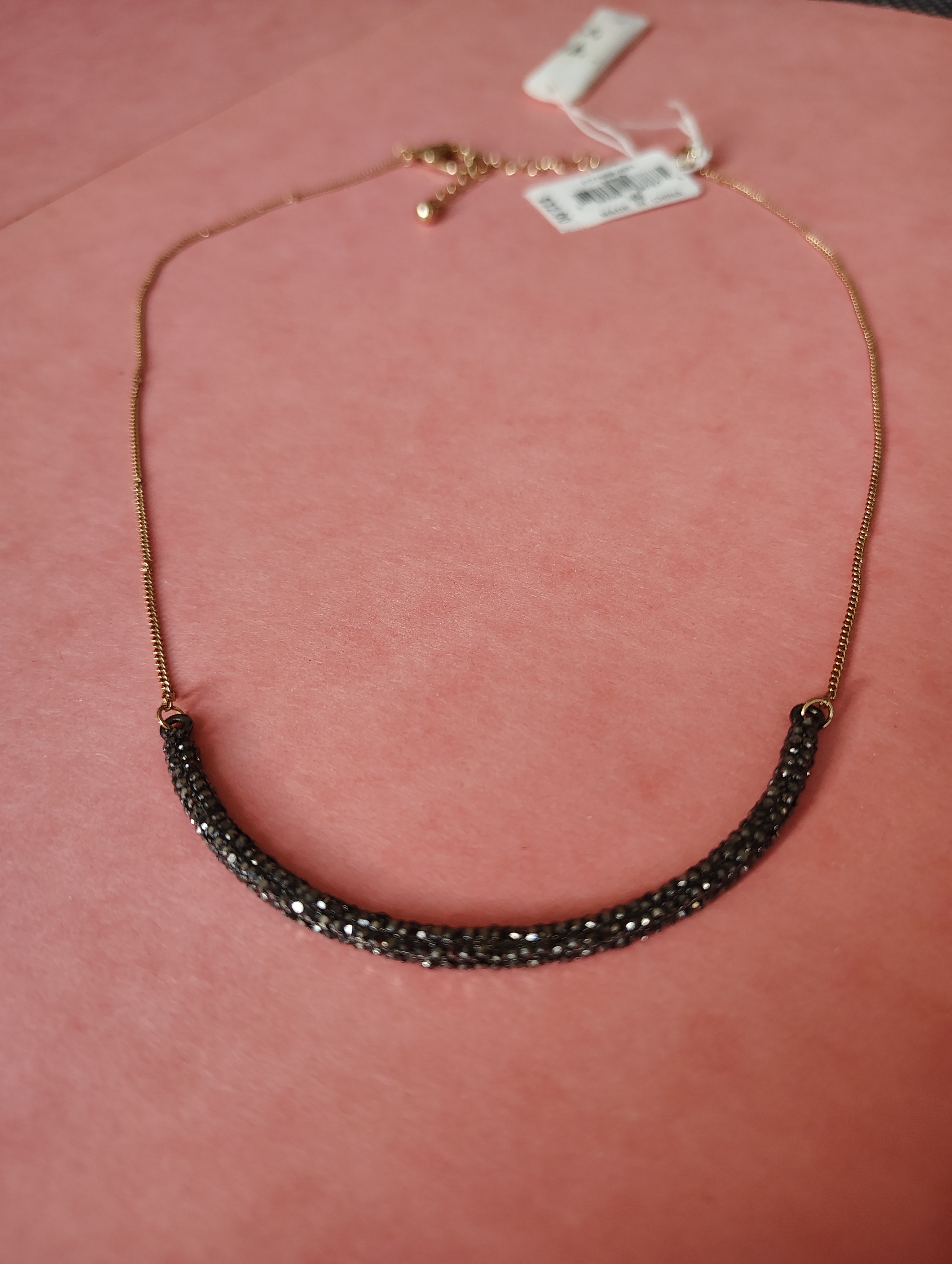 NEW NECKLACE- Aqua (Macy's US price tag, Sale)