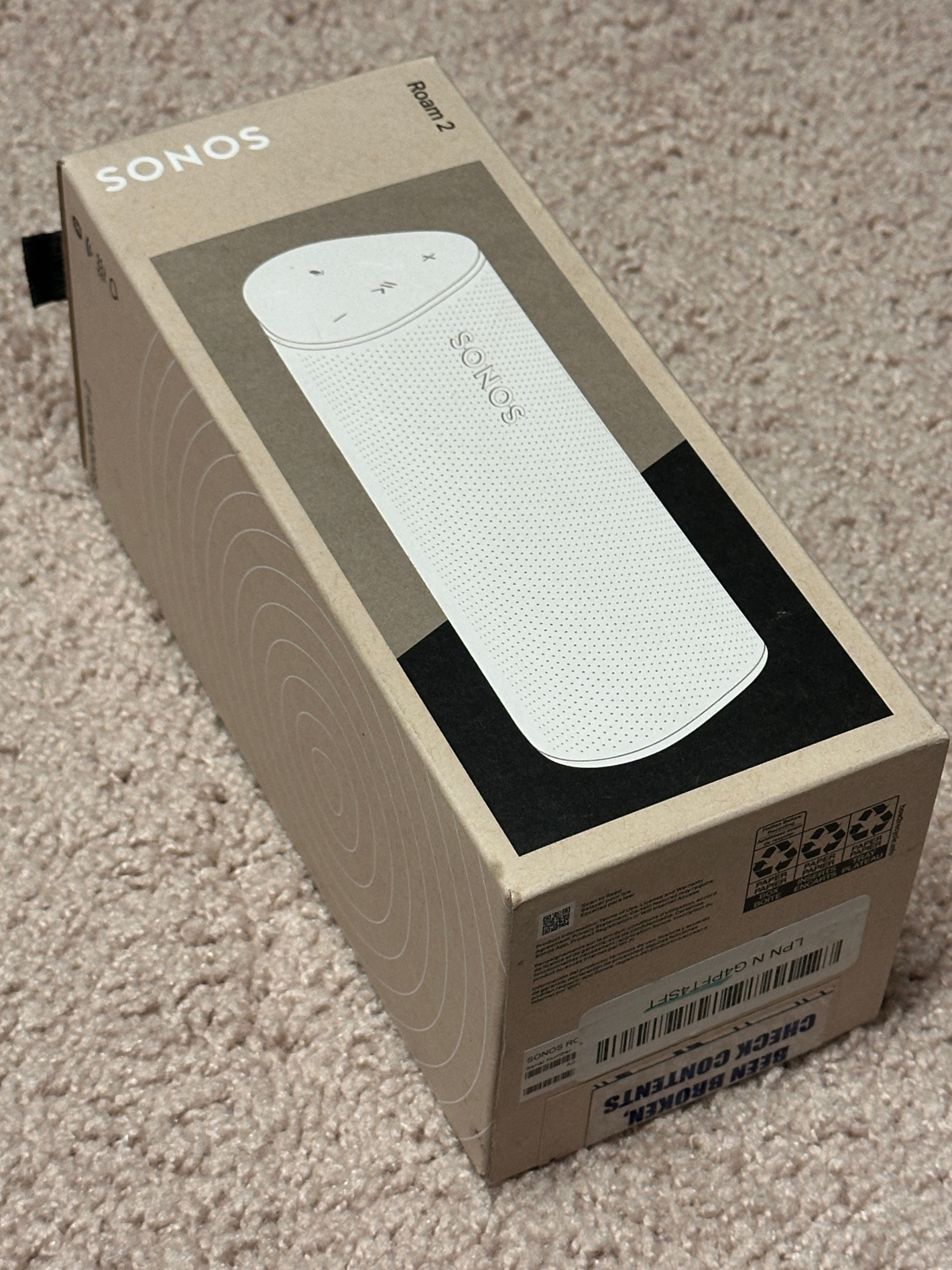 Sonos Roam 2 Portable Waterproof Bluetooth Speaker NEW - photo 2