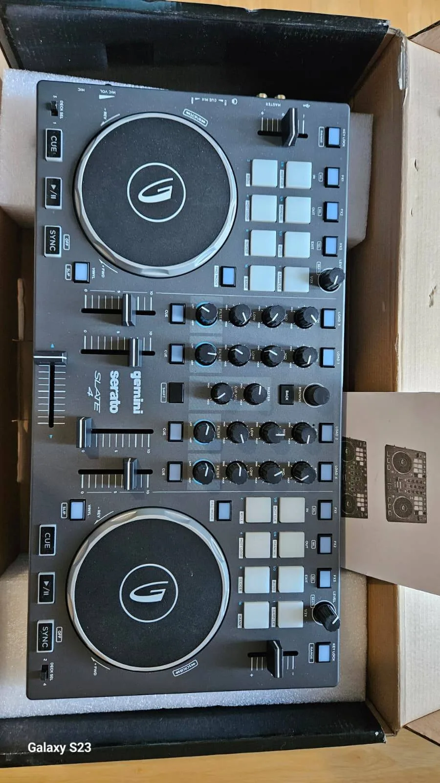 Gemini SLATE 4 4-Channel Serato Dj Controll Plug and Play image indicator(2)