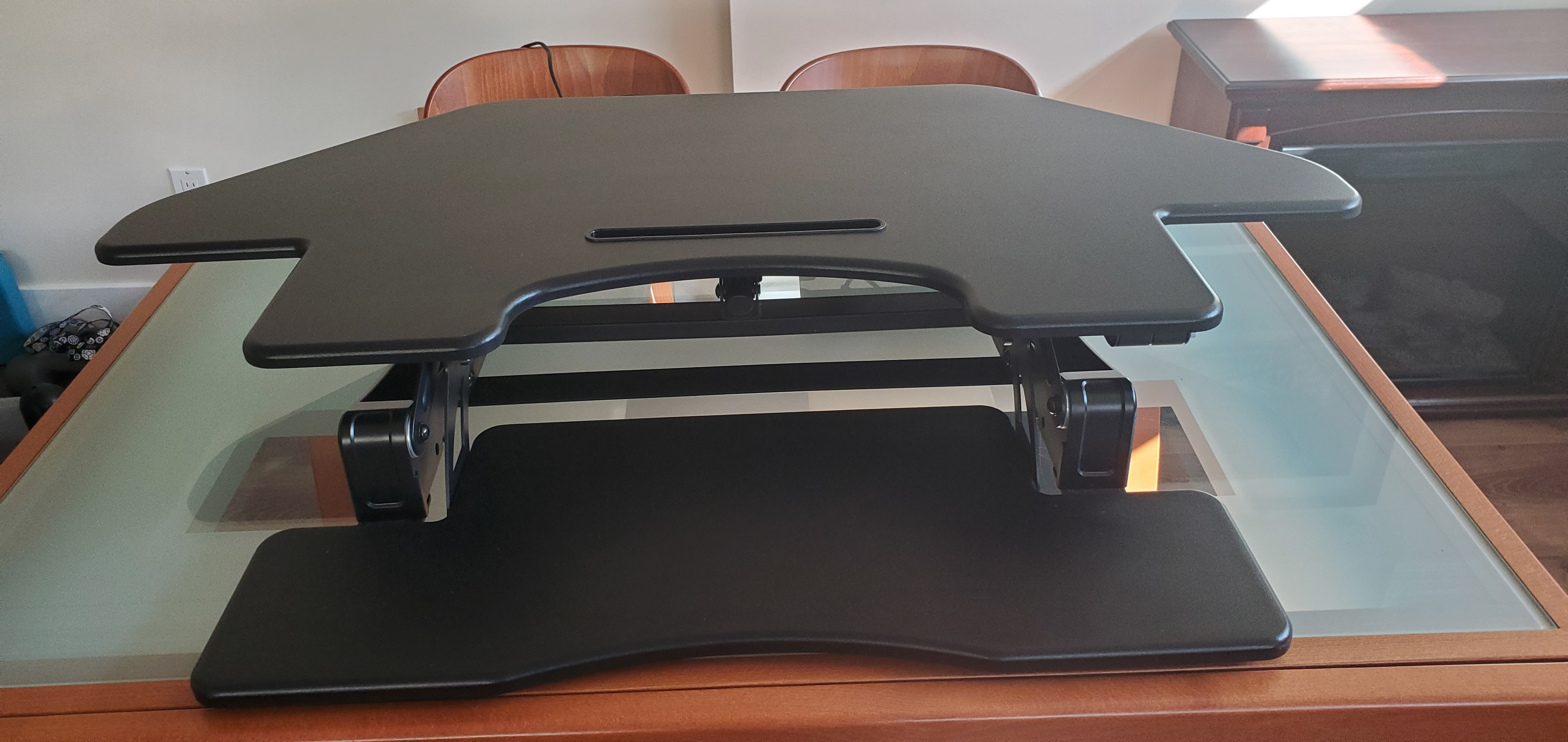 VIVO Black Standing Desk Converter