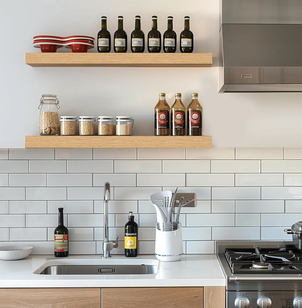 New Set of 2 Floating Shelves (24")