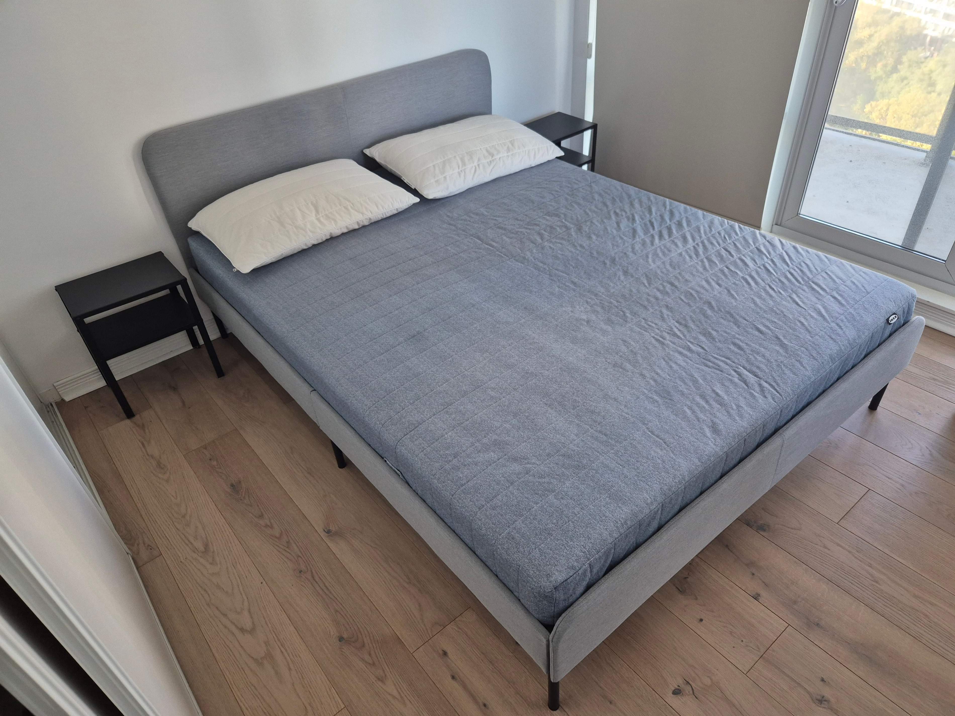 IKEA Slattum Queen Size + Meistervik Mattress (like new!) - photo 2