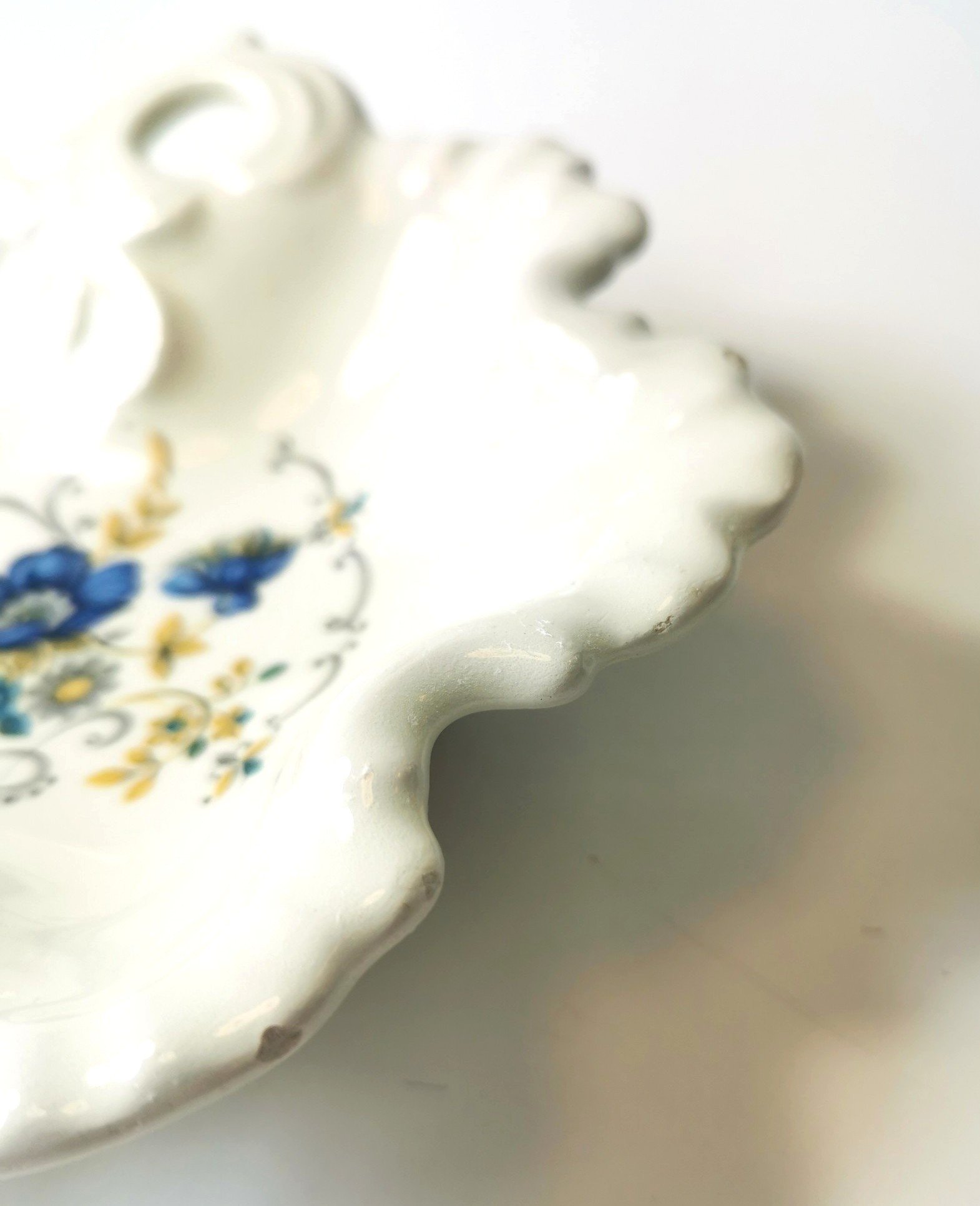 Candy Dish Limoge France Botanical Vintage Porcelain - photo 4