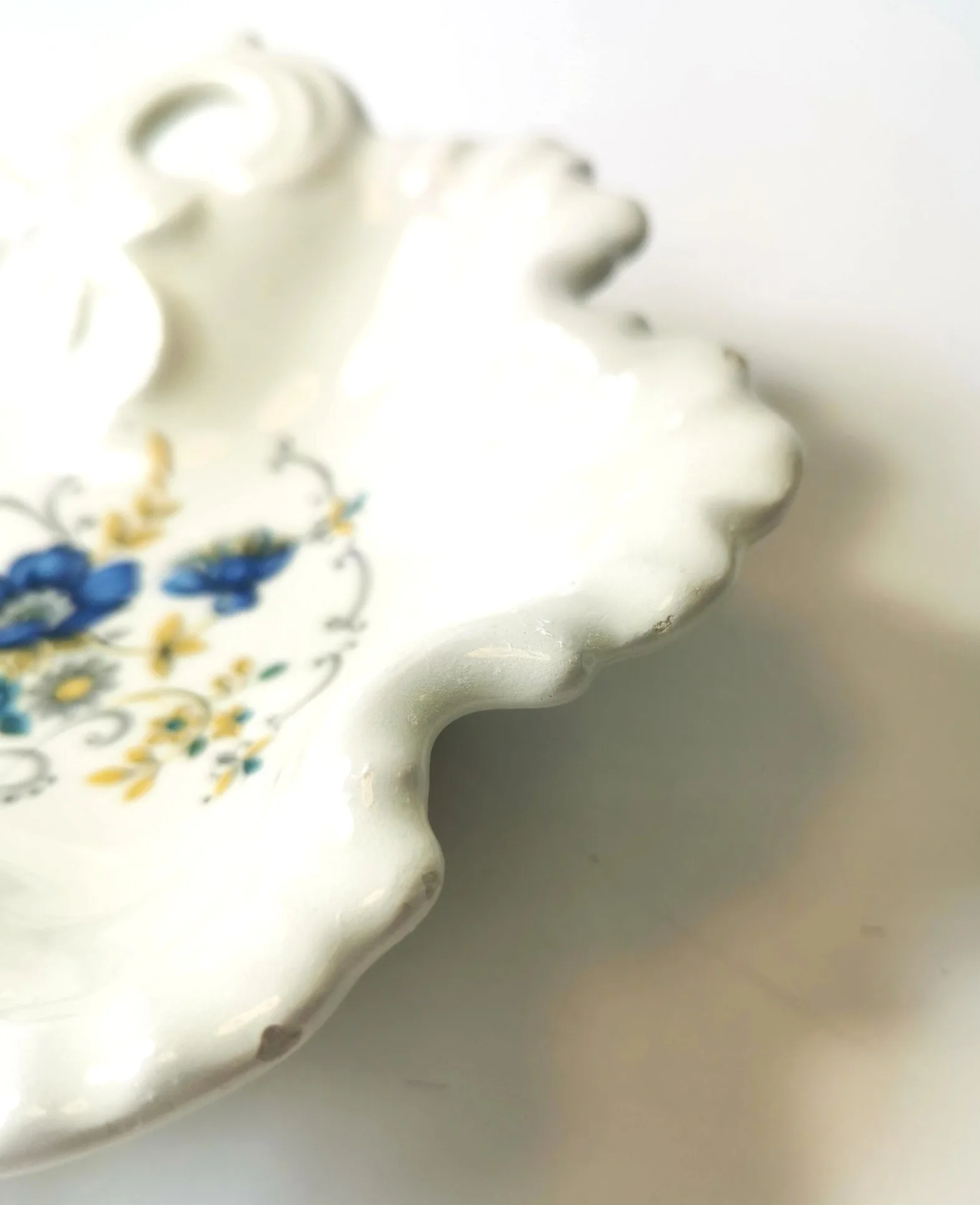 Candy Dish Limoge France Botanical Vintage Porcelain image indicator(4)