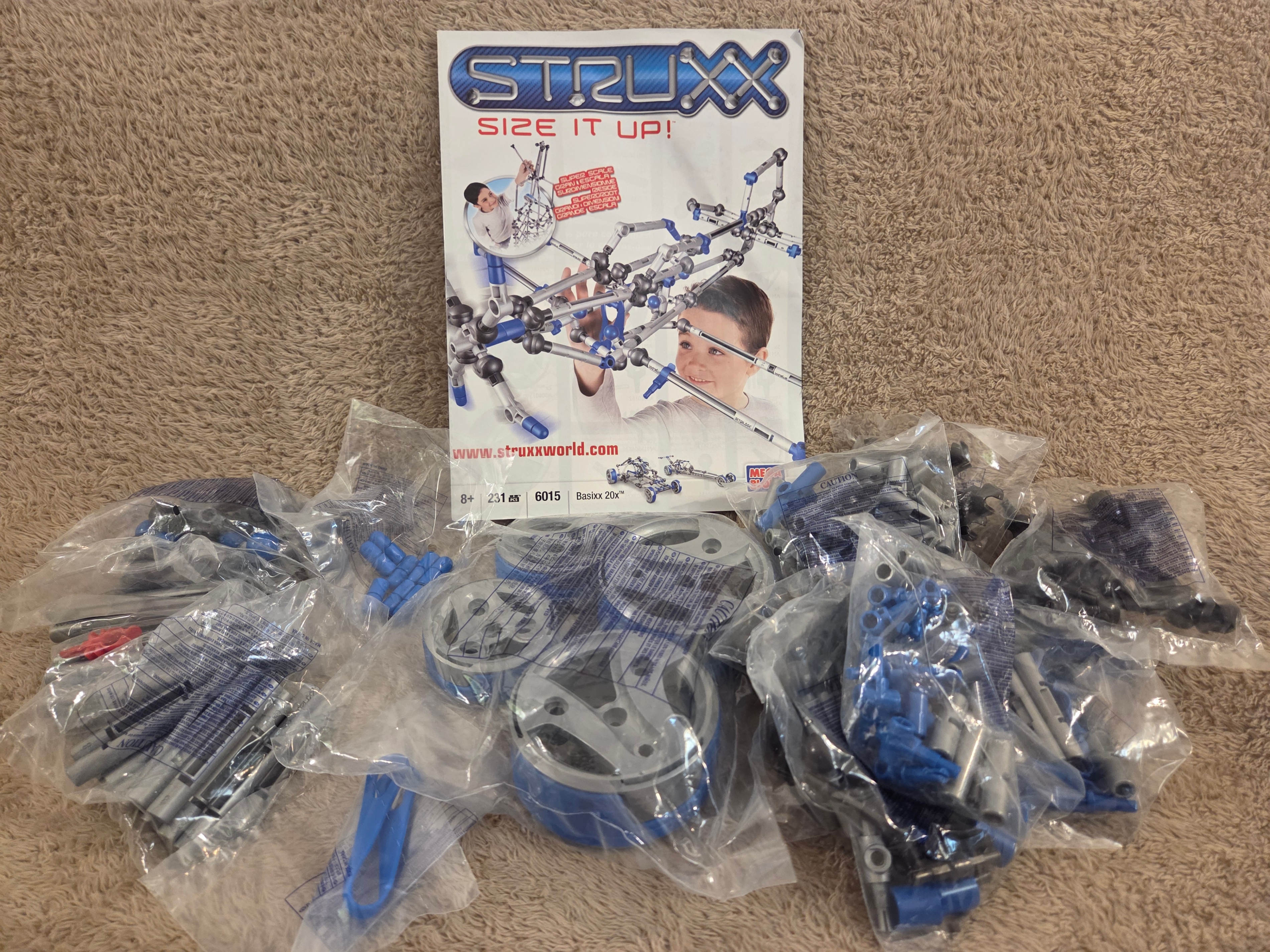 Mega Bloks STRUXX 6015 Basixx 20x – 231 pcs