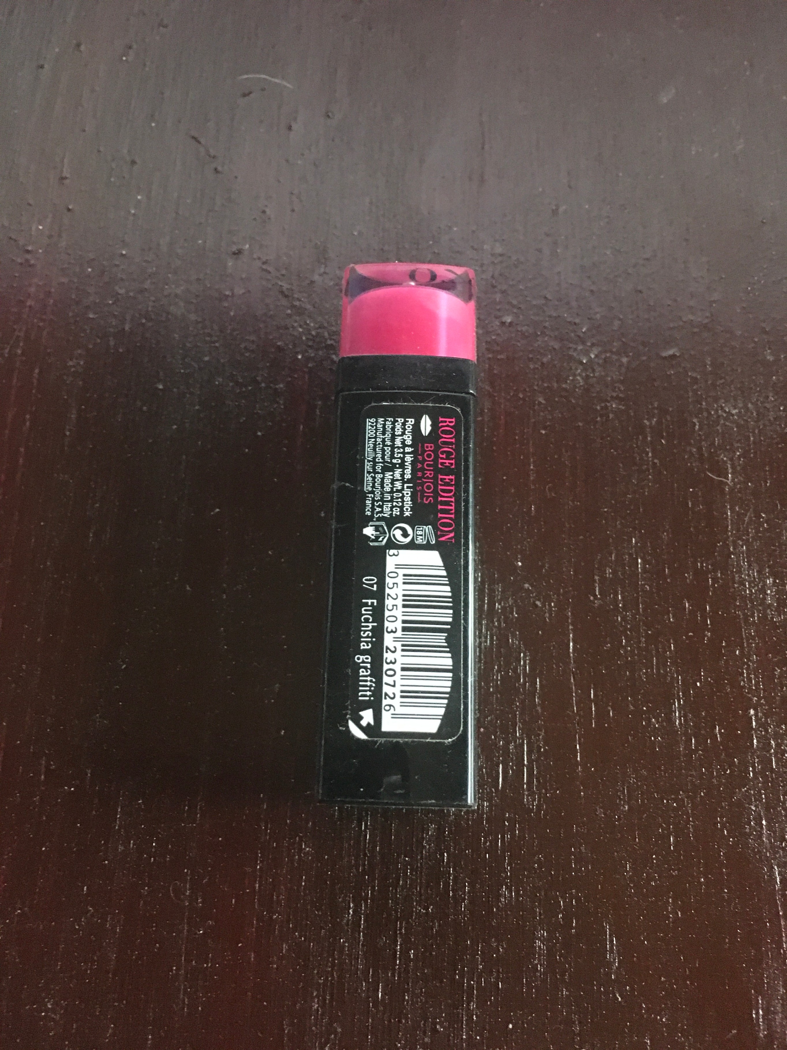 Bourjois Rouge Edition 07 Fuchsia Graffitti Lipstick - photo 2